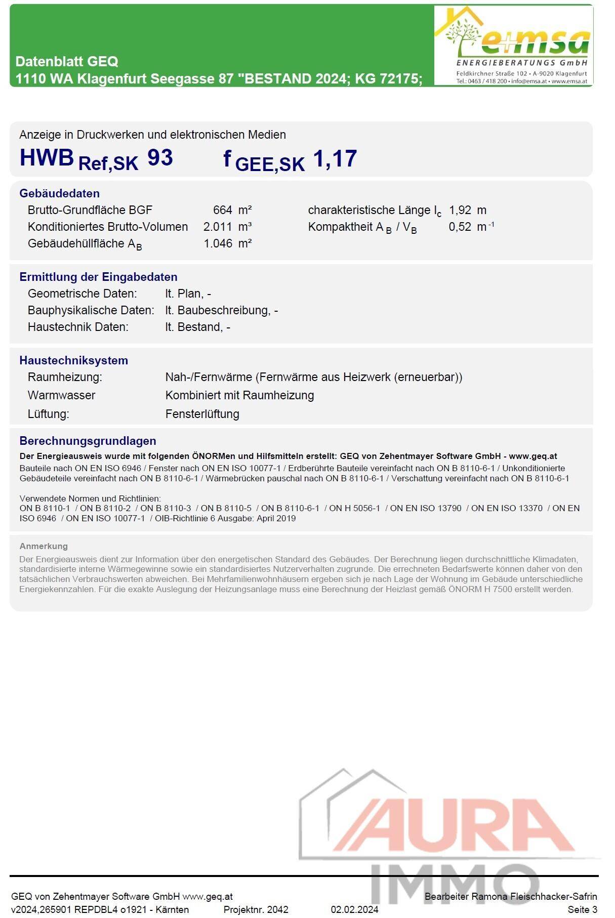 EA 9020 - Seegasse 87 Seite 3