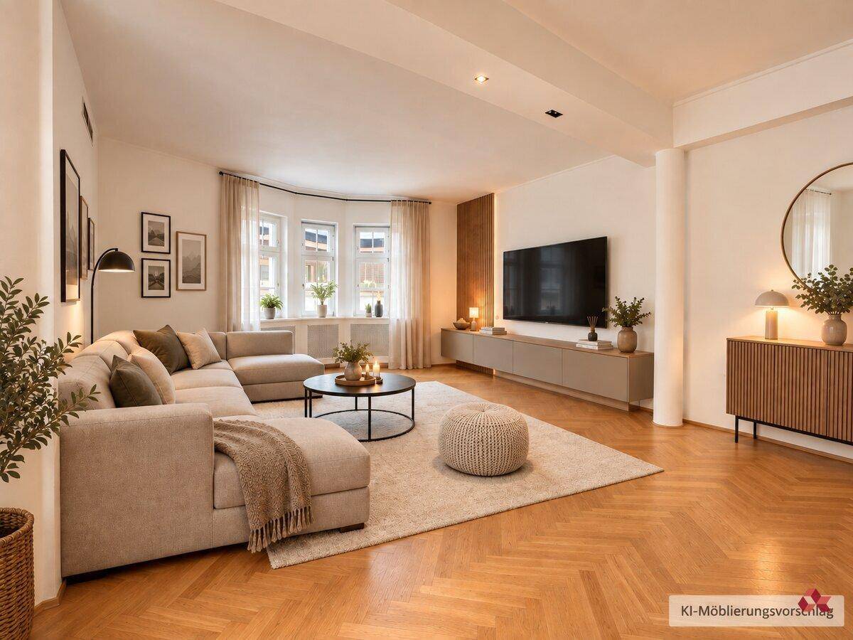 Wohnzimmer - Möblierungsvorschlag