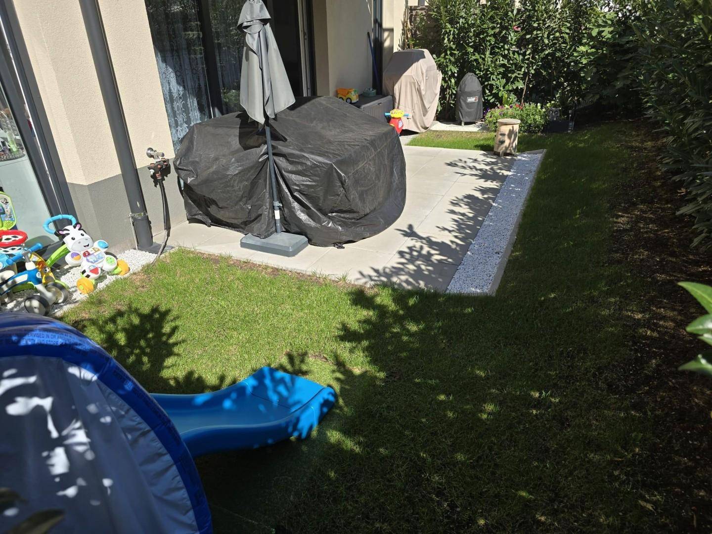 Garten mit Terrasse 10m²