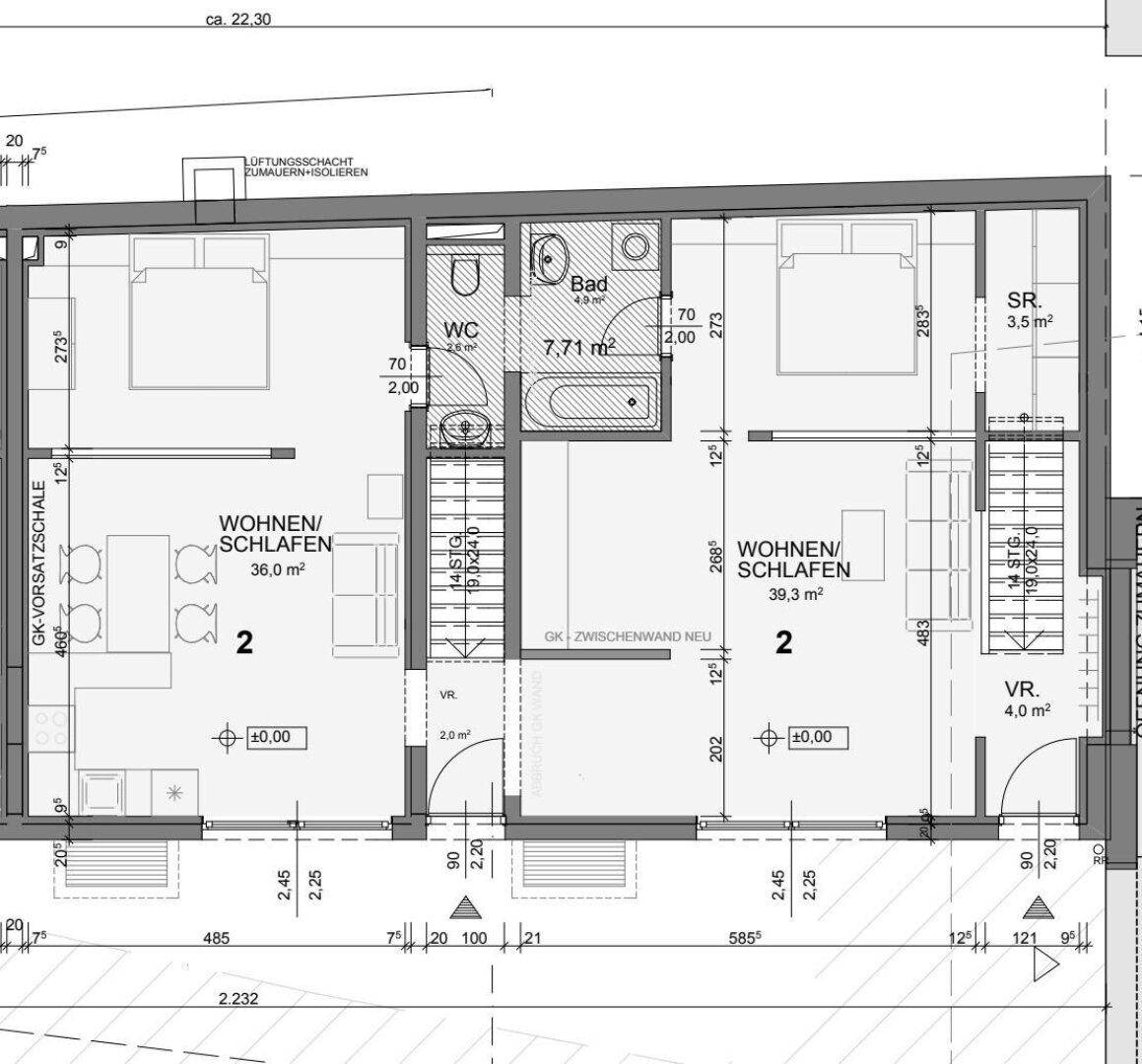 Plan Erdgeschoß