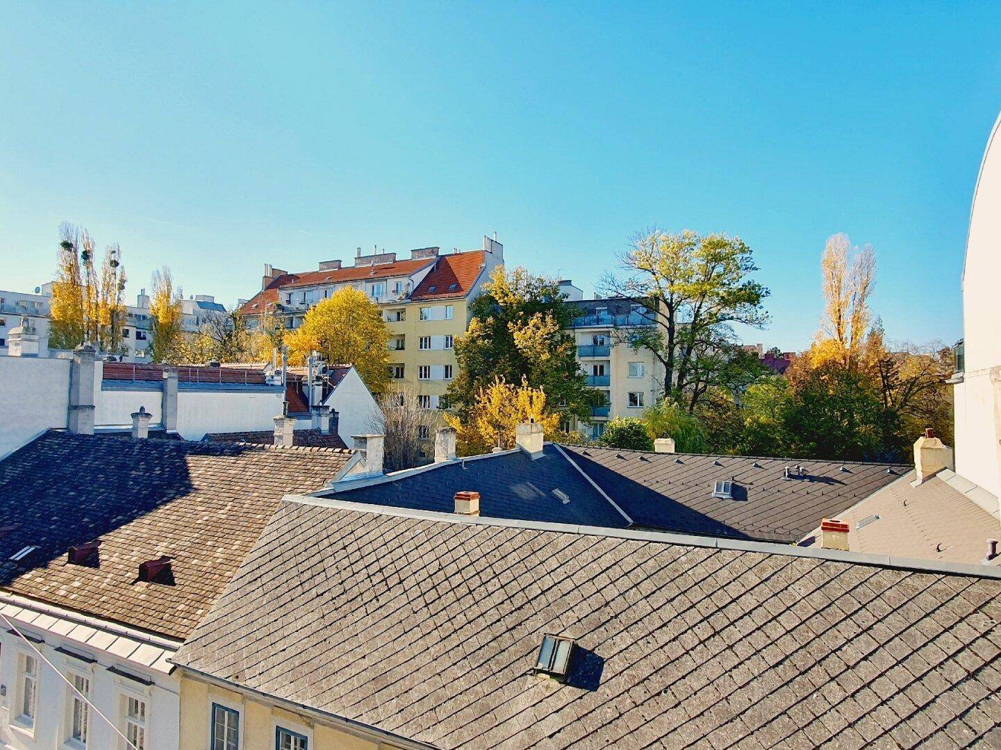 Ausblick von der darüberliegende Wohnung
