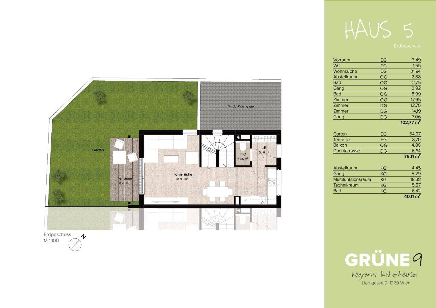 Grundrissplan EG