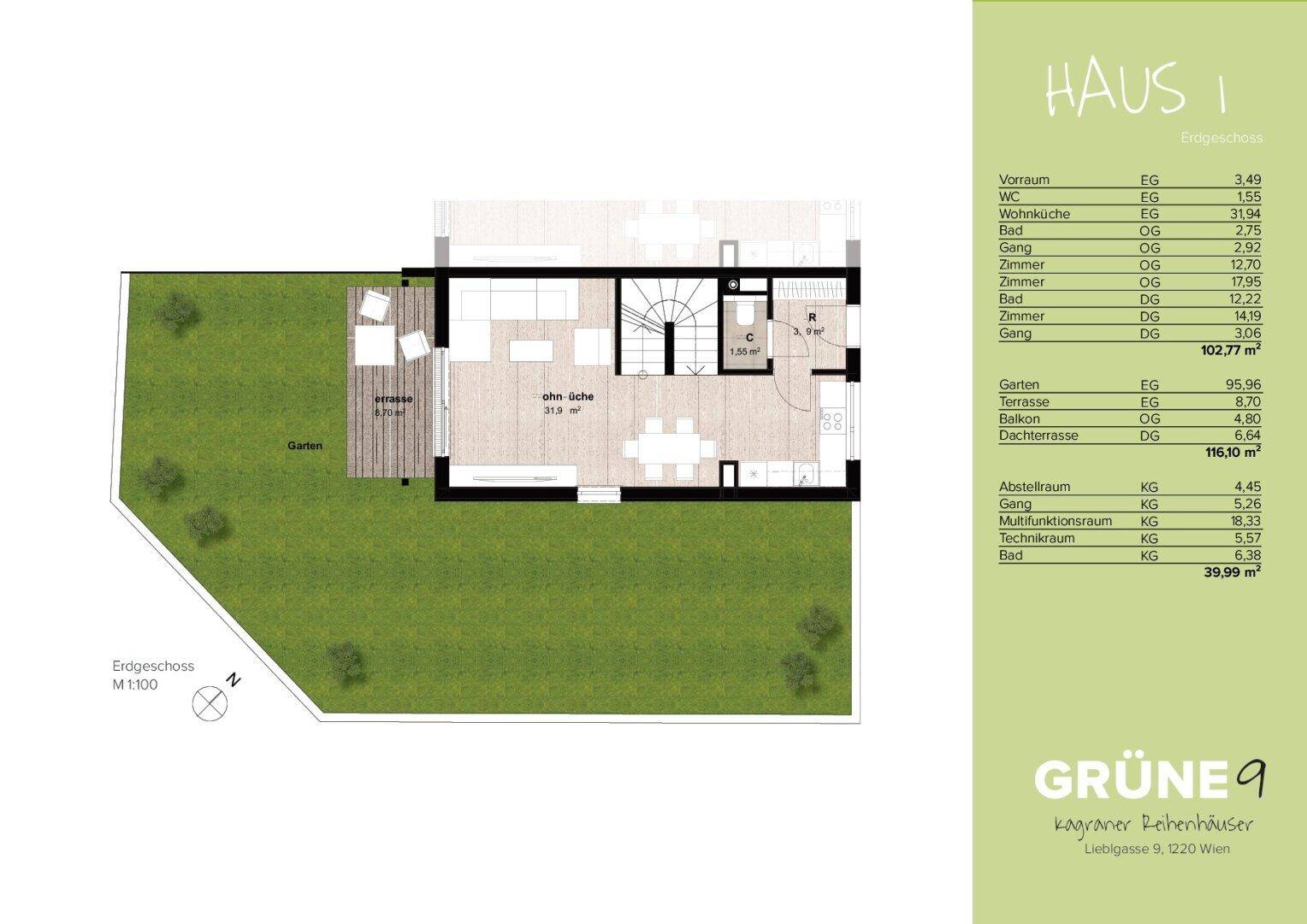 Grundrissplan EG
