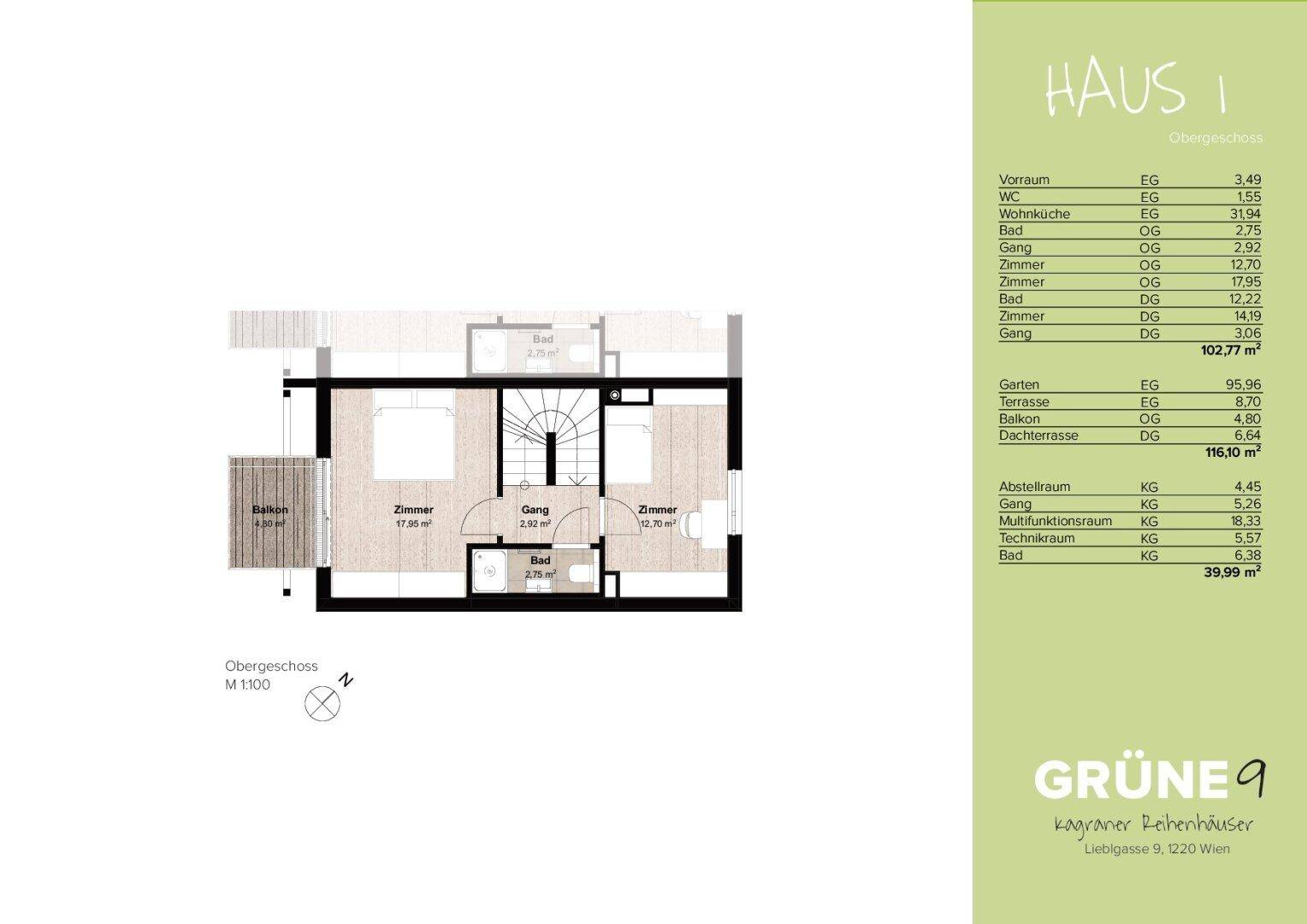 Grundrissplan 1.OG