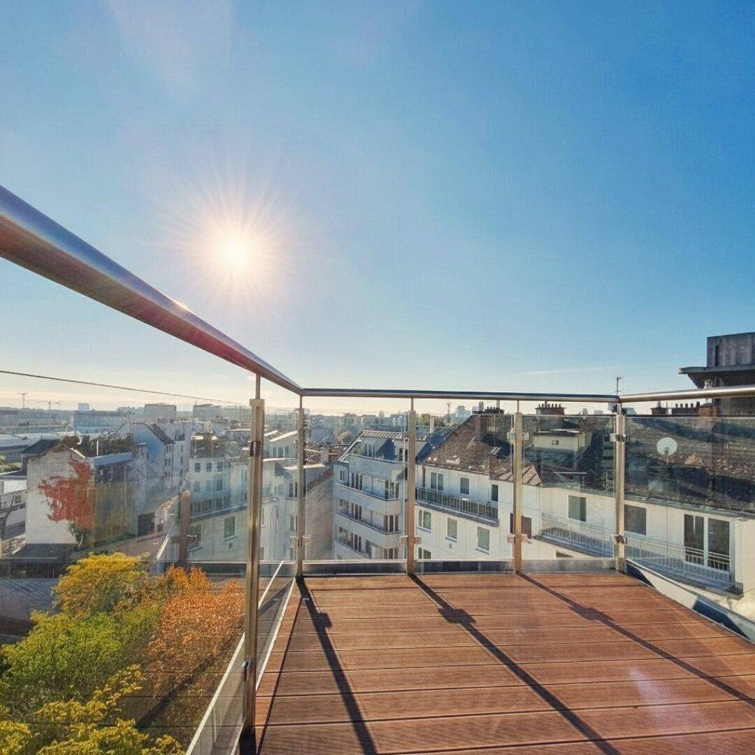 ++NEU++ Einzigartige High-End-Dachgeschosswohnung mit zwei Sonnenterrassen, Weitblick und ruhiger Lage! 50 m zum Augarten! - Ansicht 6