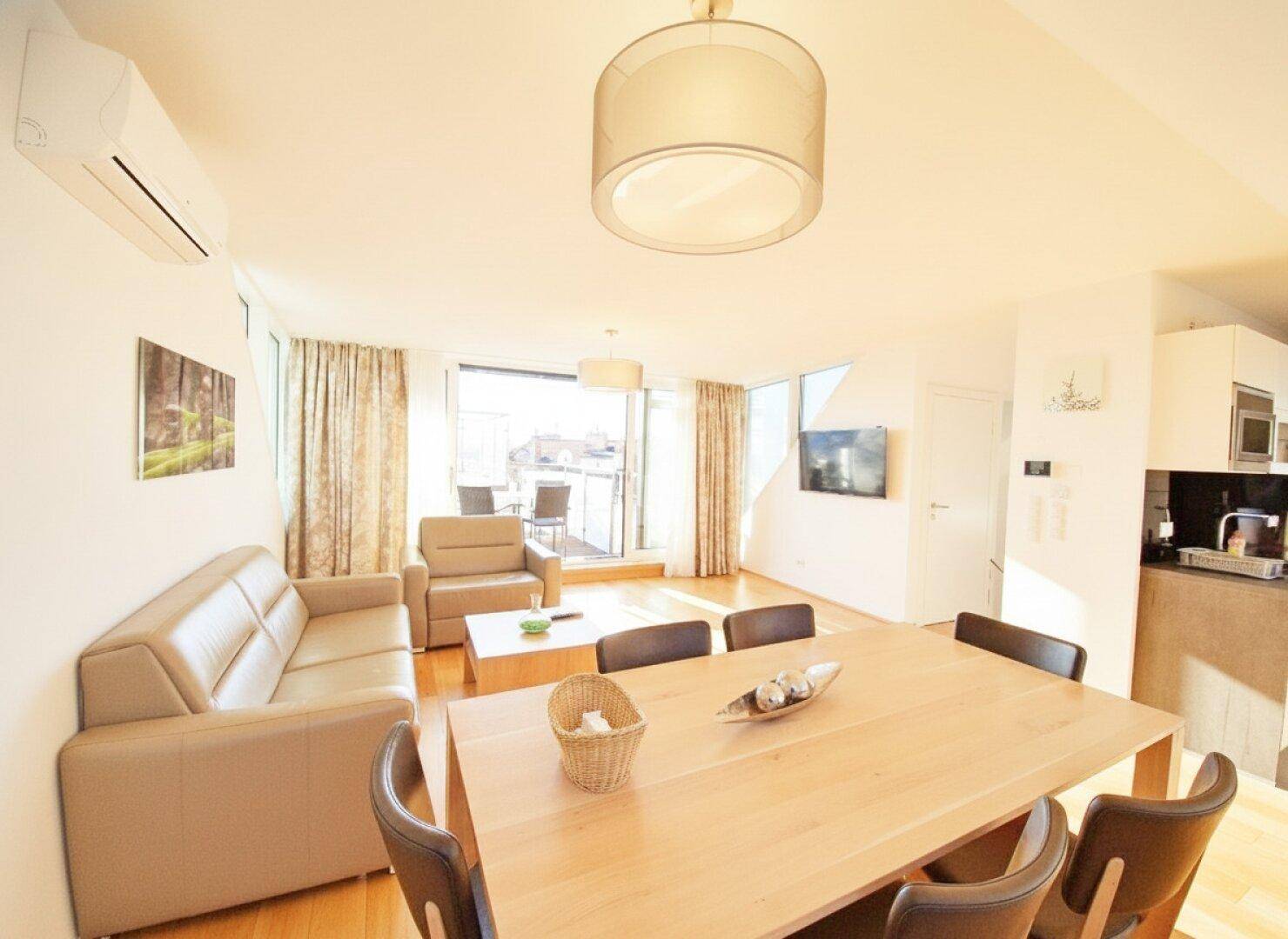 ++NEU++ Einzigartige High-End-Dachgeschosswohnung mit zwei Sonnenterrassen, Weitblick und ruhiger Lage! 50 m zum Augarten! - Ansicht 5