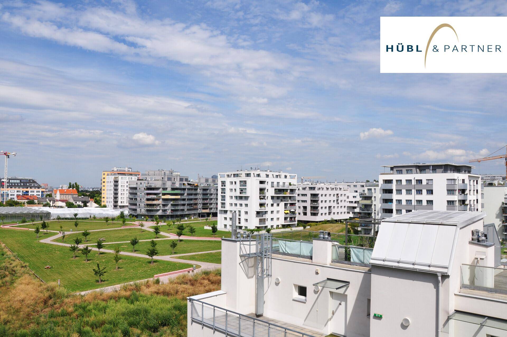 2 ZIMMER-WOHNUNG mit Balkon, Panoramapool, Fitnessraum und Sonnendeck/Dachterrasse am Kirschblütenpark - Mehr