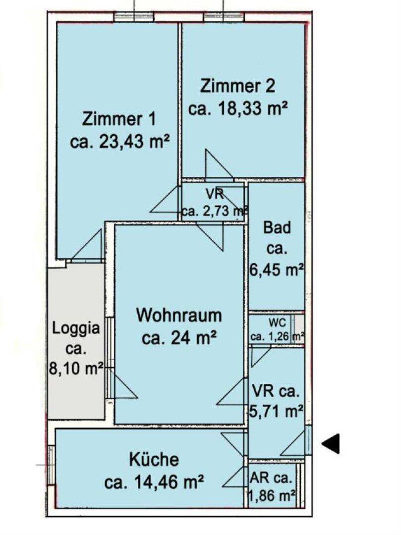 Grundriss Skizze