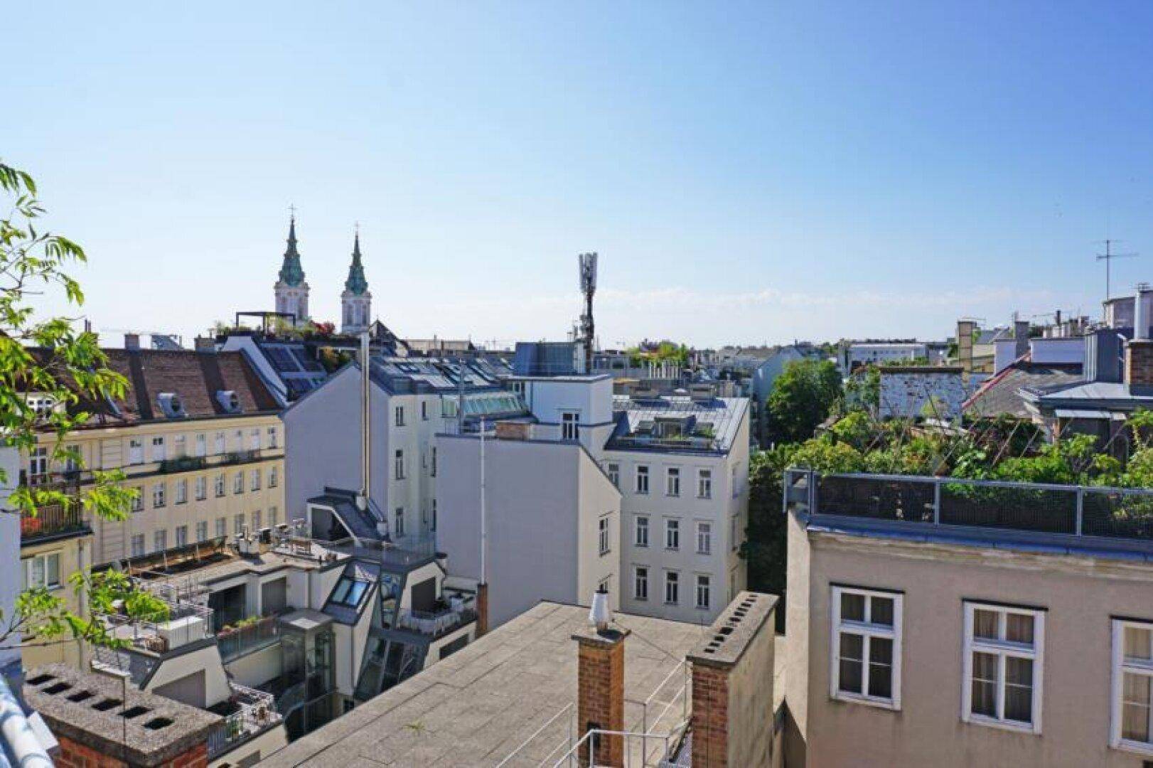 Dachterrasse Ausblick