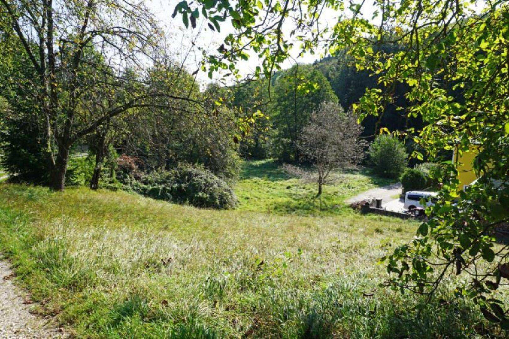 Blick über Bauplatz 2