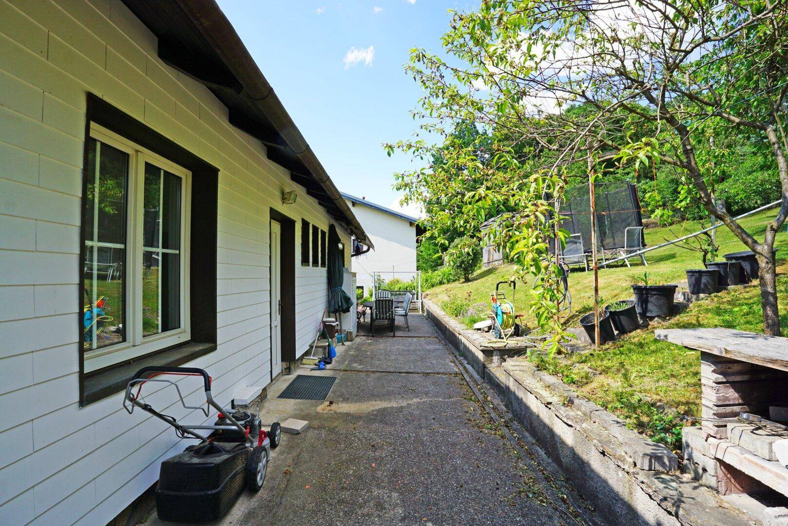 Gartenterrasse nach Norden