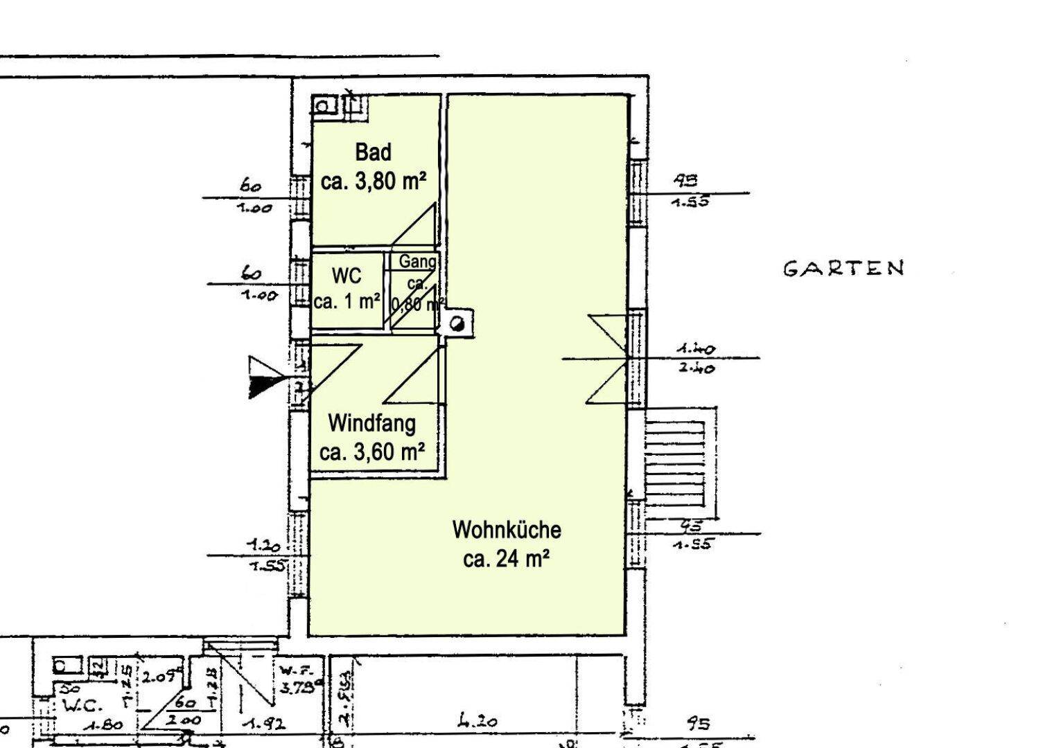 Grundriss Skizze