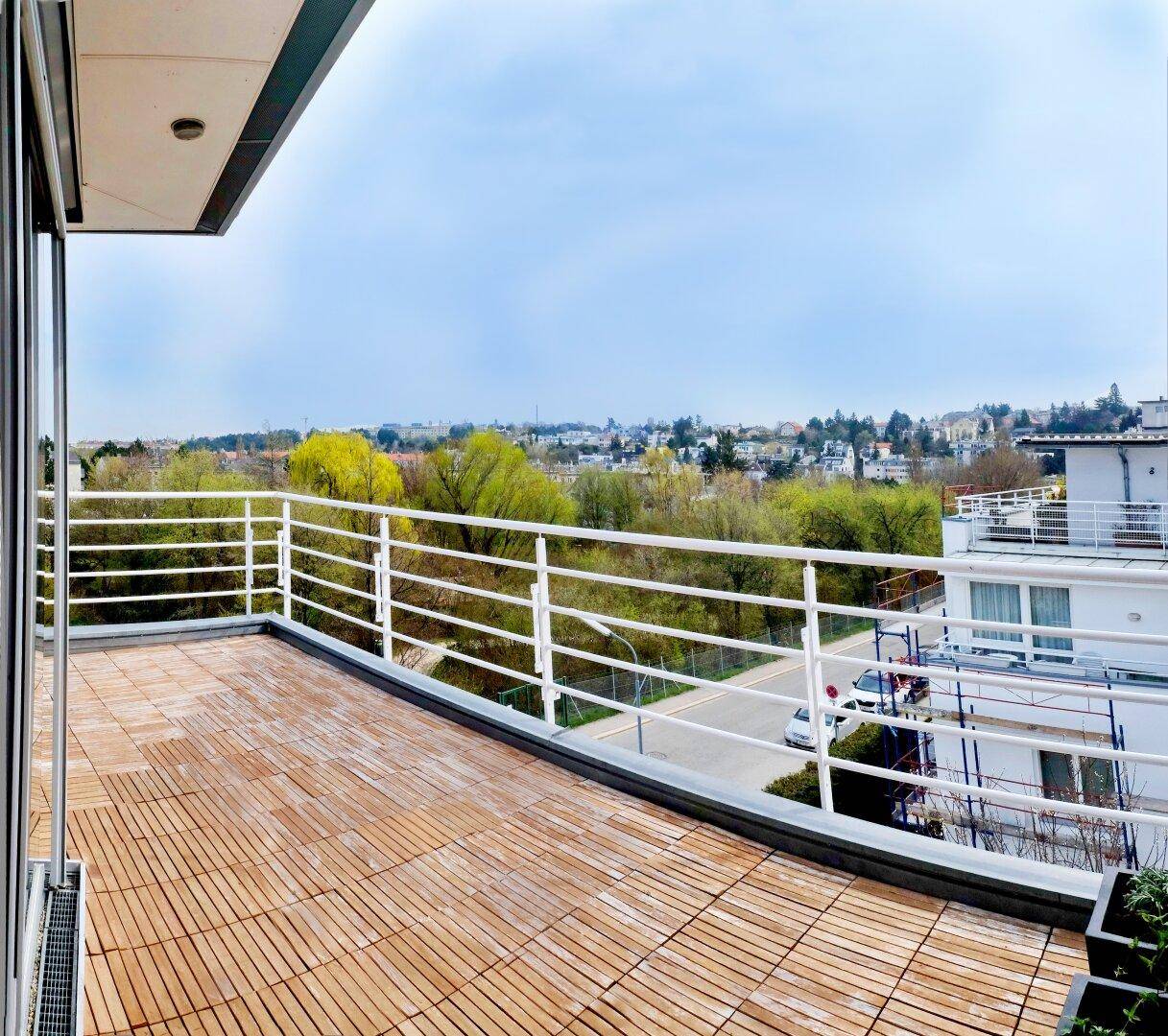 Dachterrasse mit Wienblick