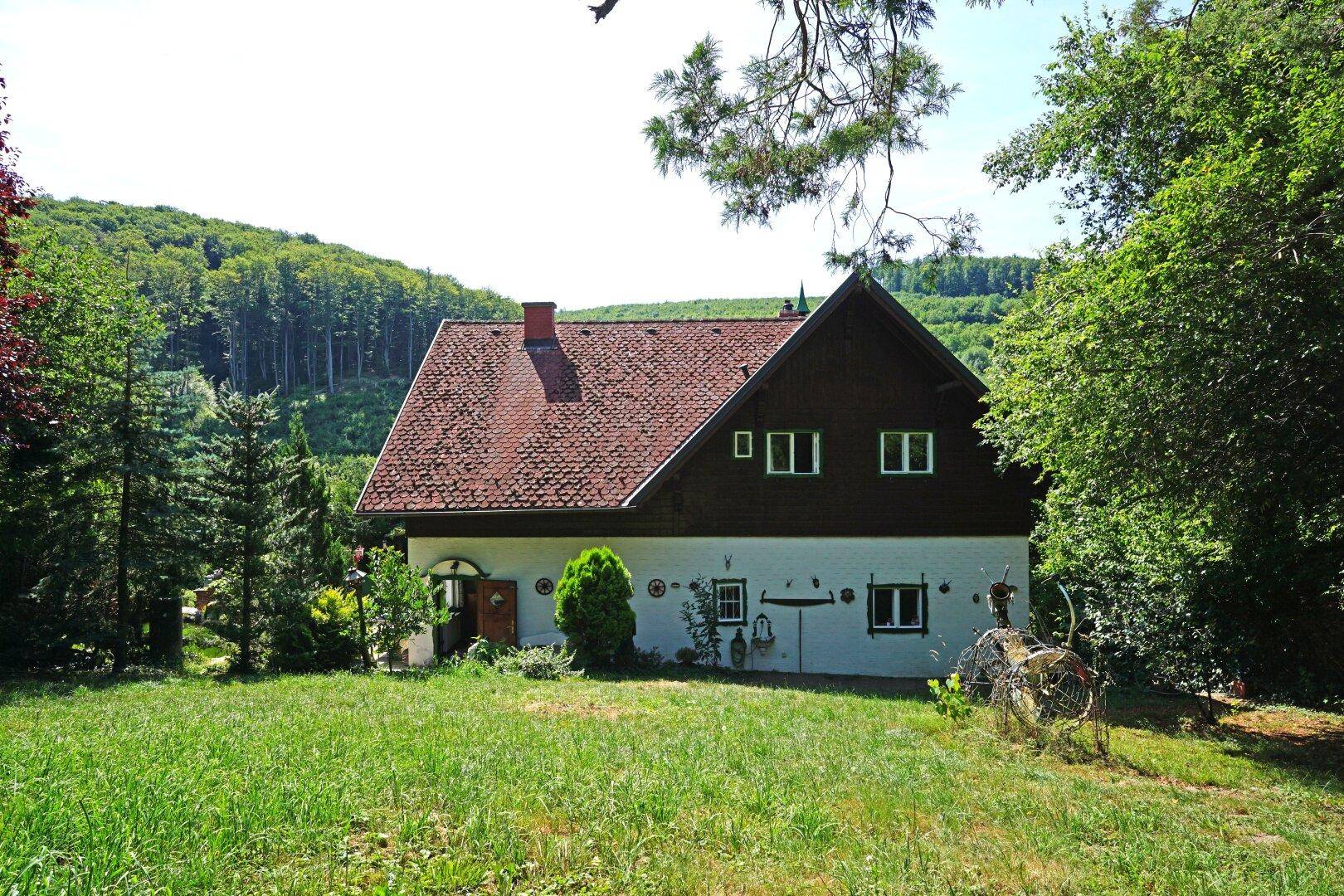 gartenseitige Hausansicht