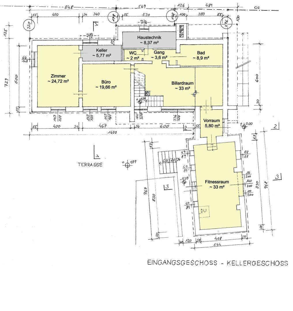 Eingangs-Kellergeschoß