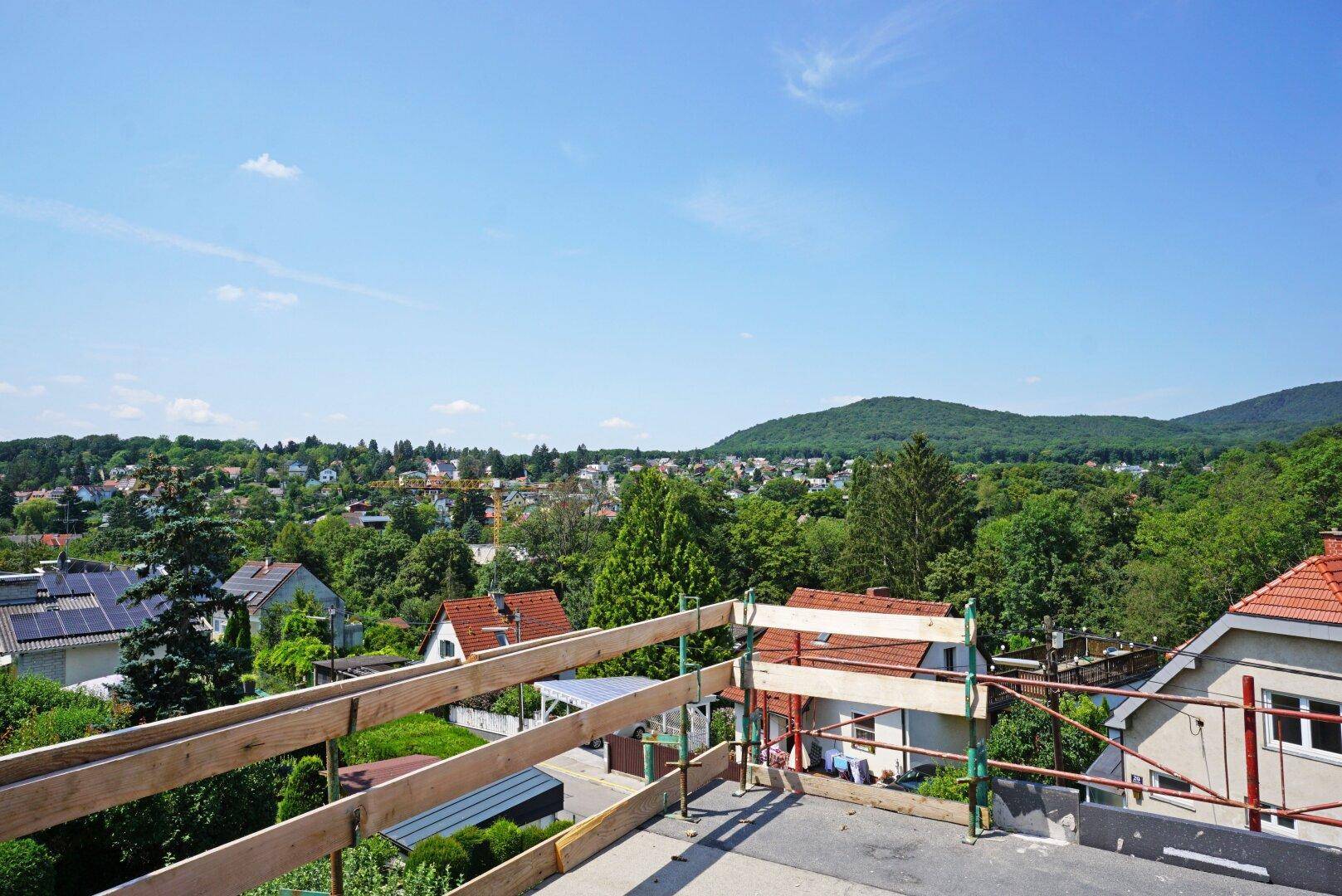 Aussicht von der Terrasse nach Westen