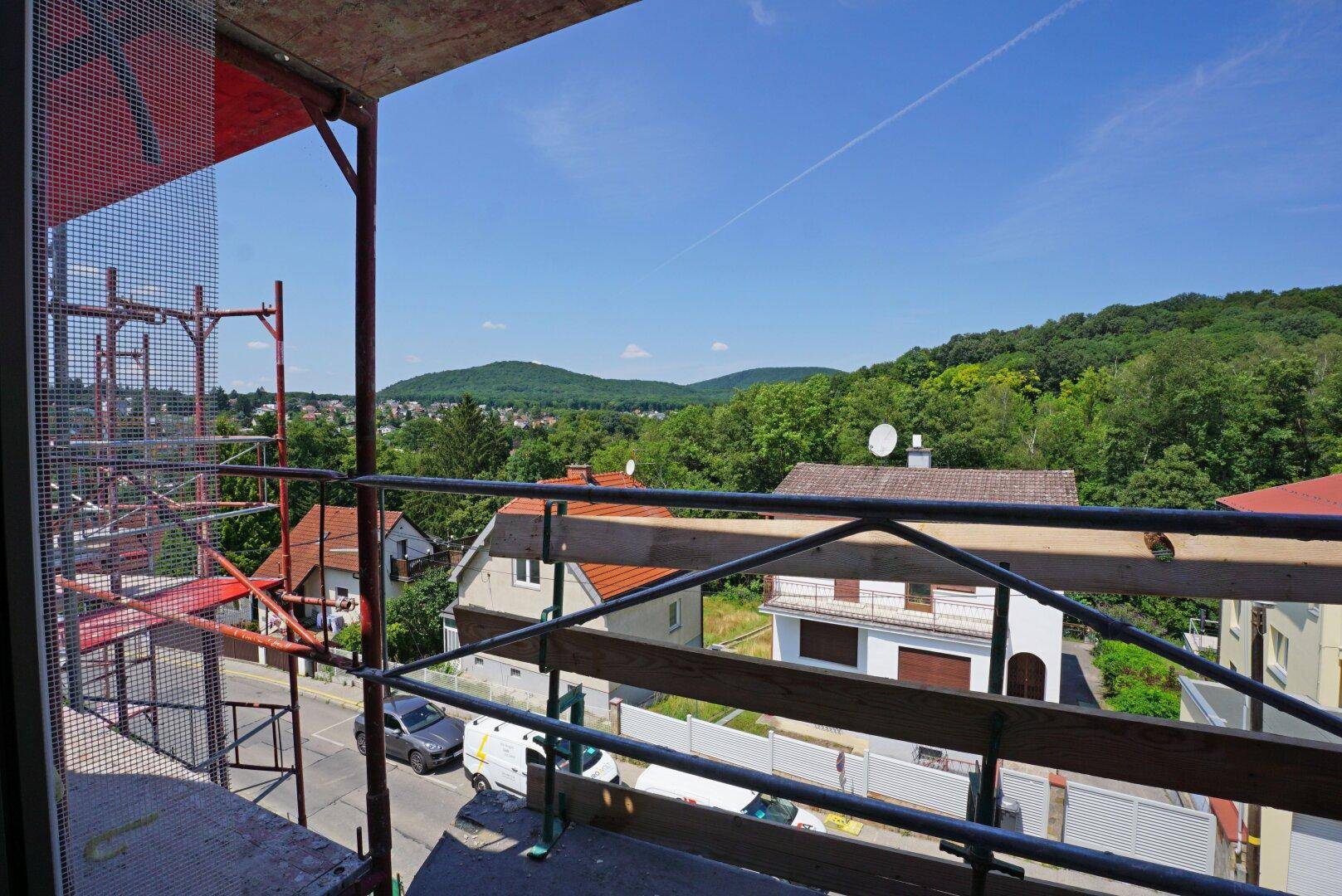 Ausblick Balkon Zimmer 3