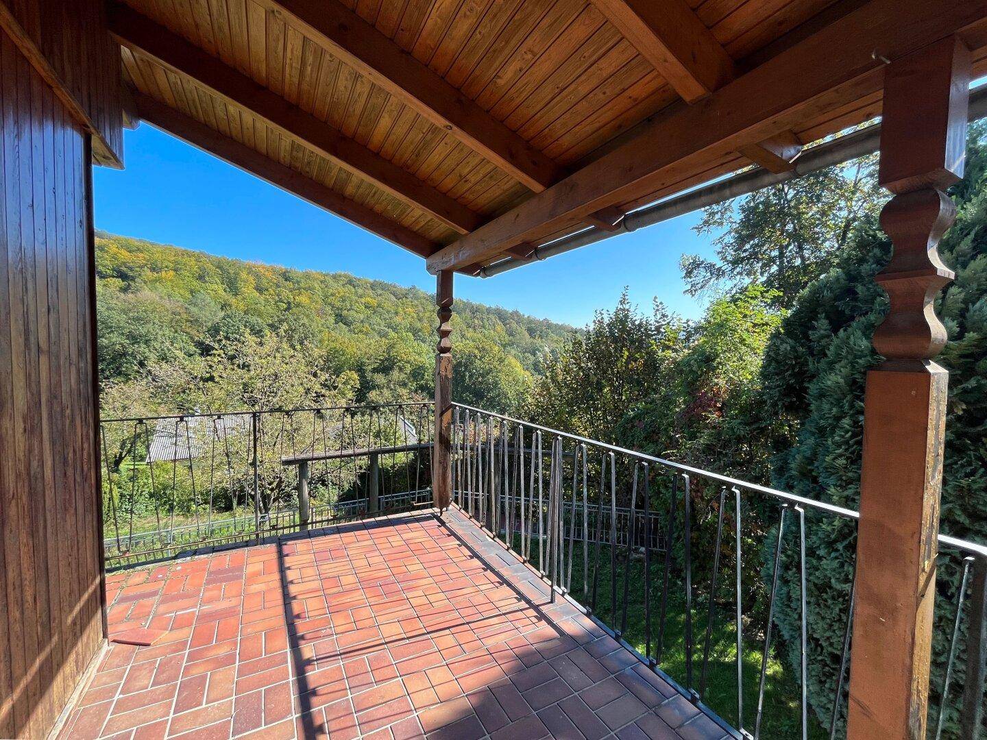 Balkon mit Ausblick