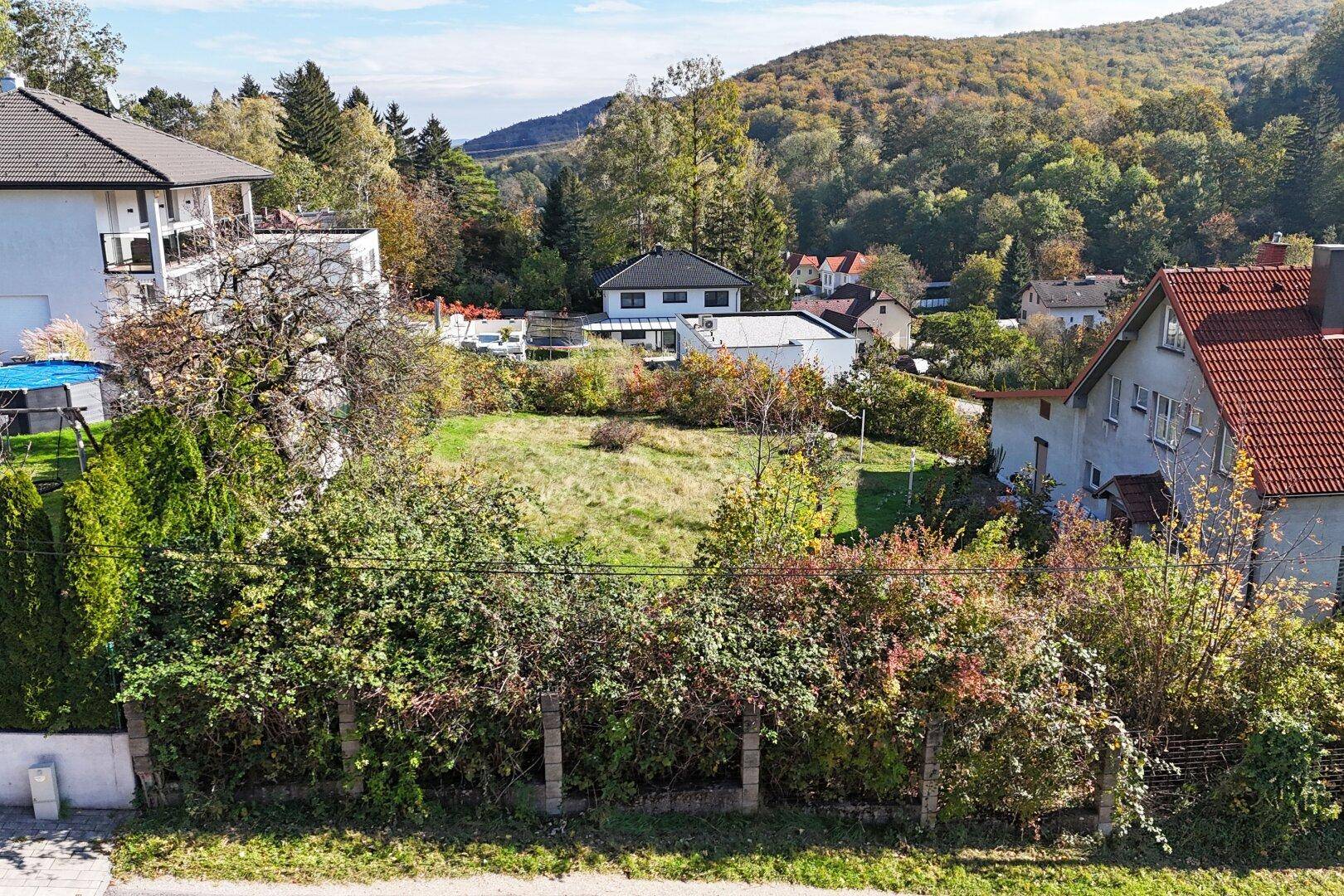 Sonniges Baugrundstück in traumhafter Südlage in Pressbaum - Ansicht 3