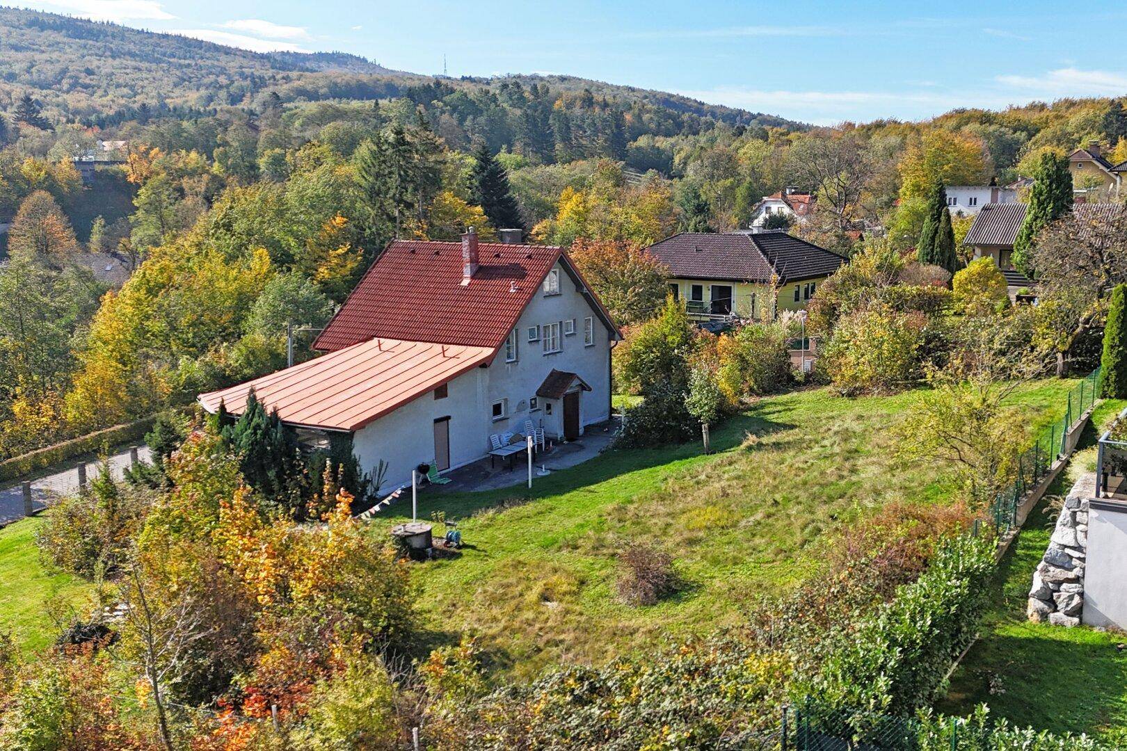 Sonniges Baugrundstück in traumhafter Südlage in Pressbaum - Ansicht 2