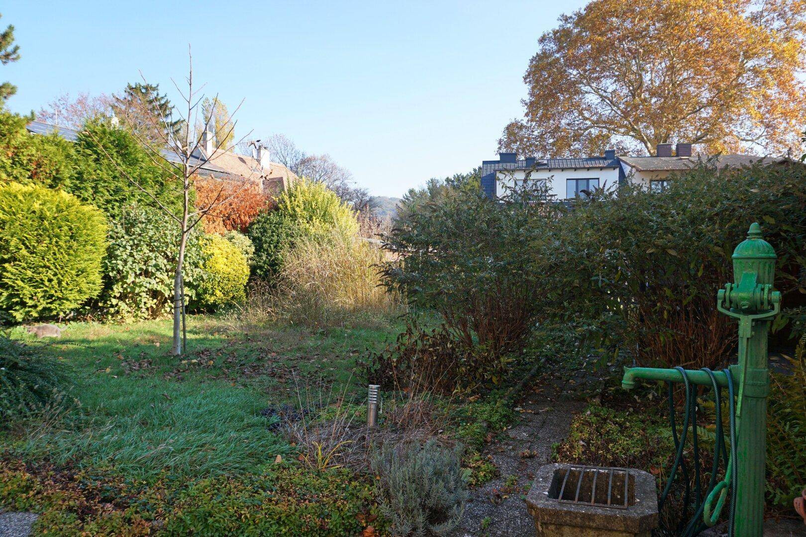 Garten mit Brunnen