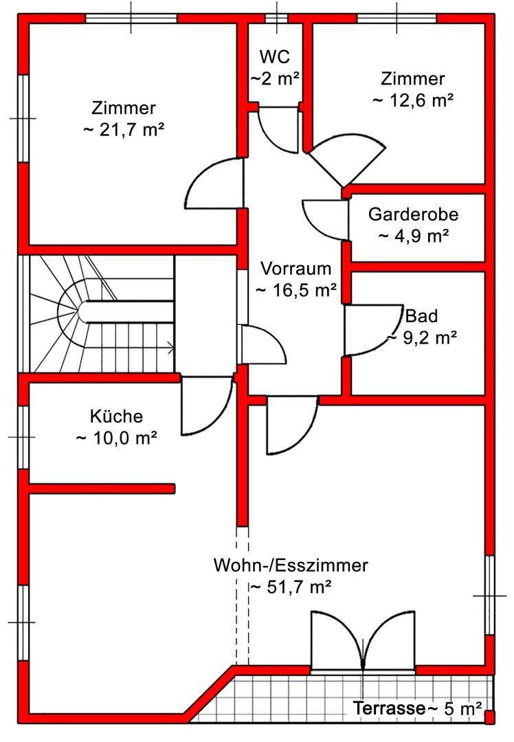 Grundriss Skizze