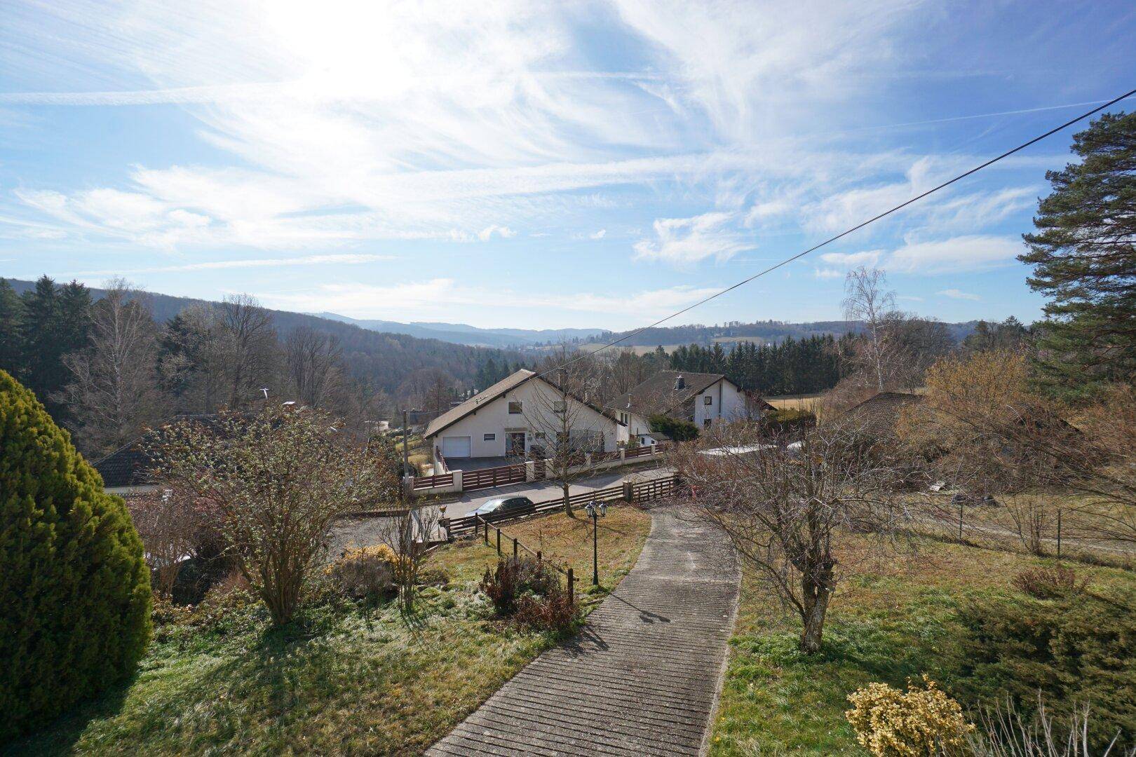 Fernsicht vom Balkon