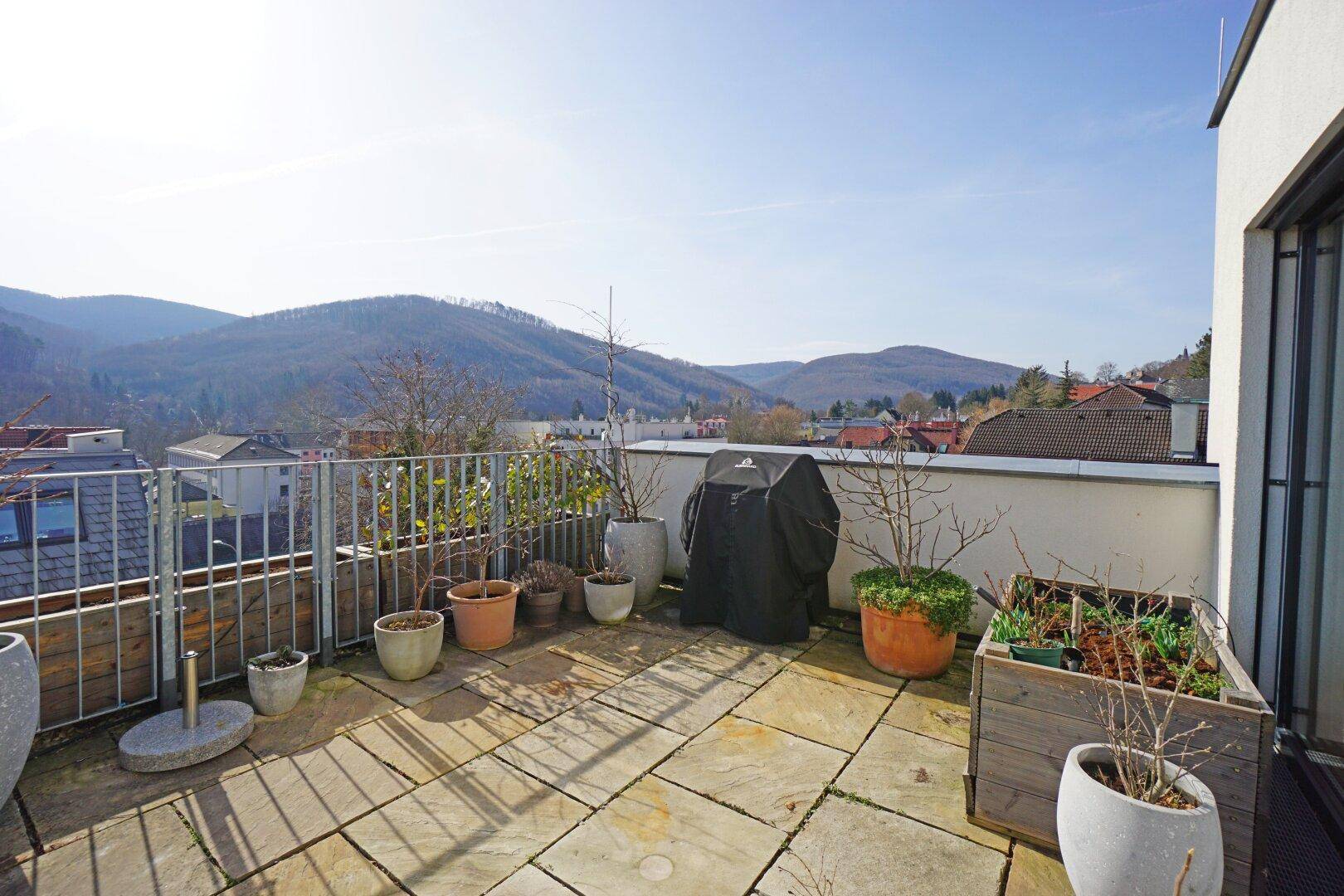 Dachterrasse Richtung SW