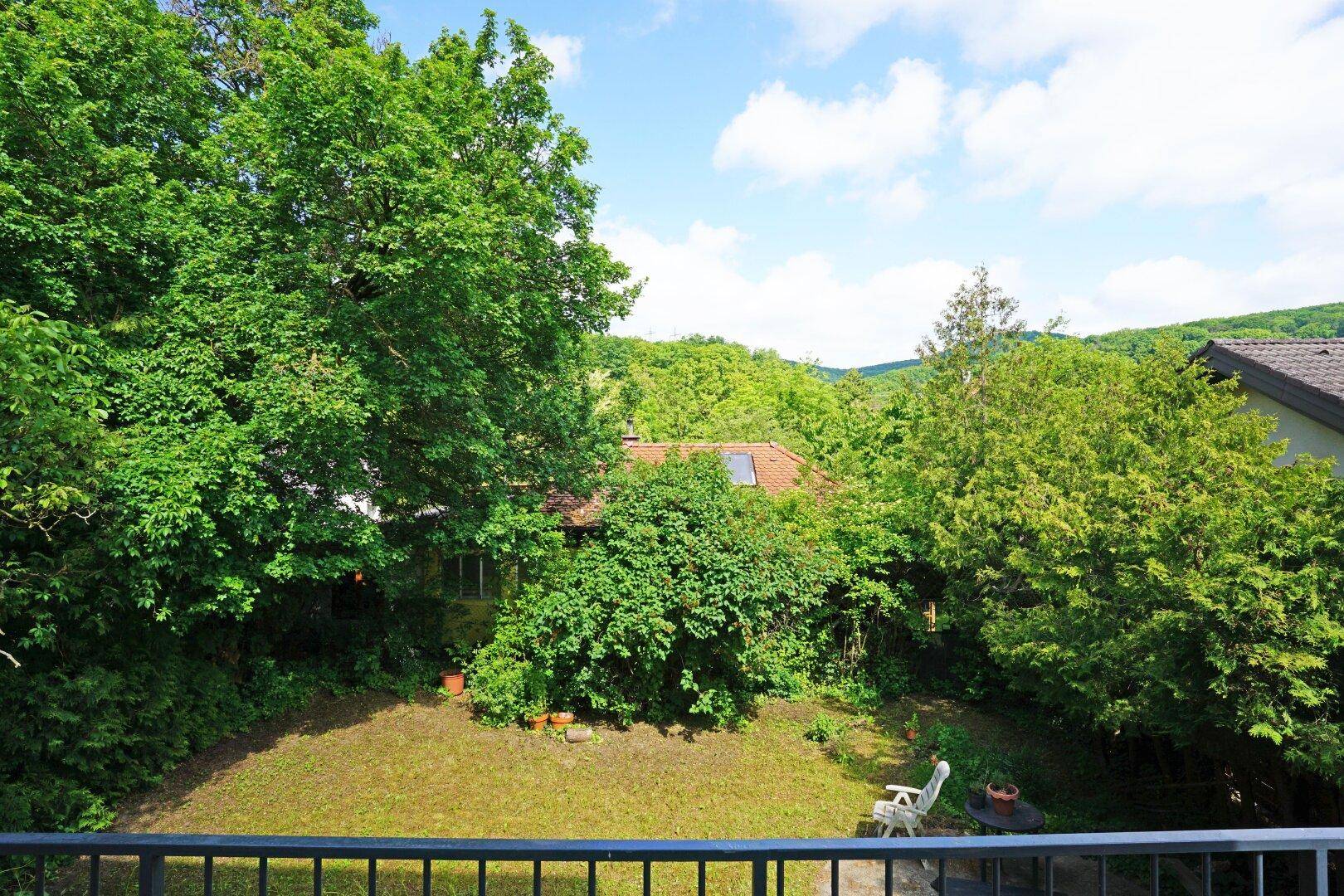 Ausblick von der Terrasse