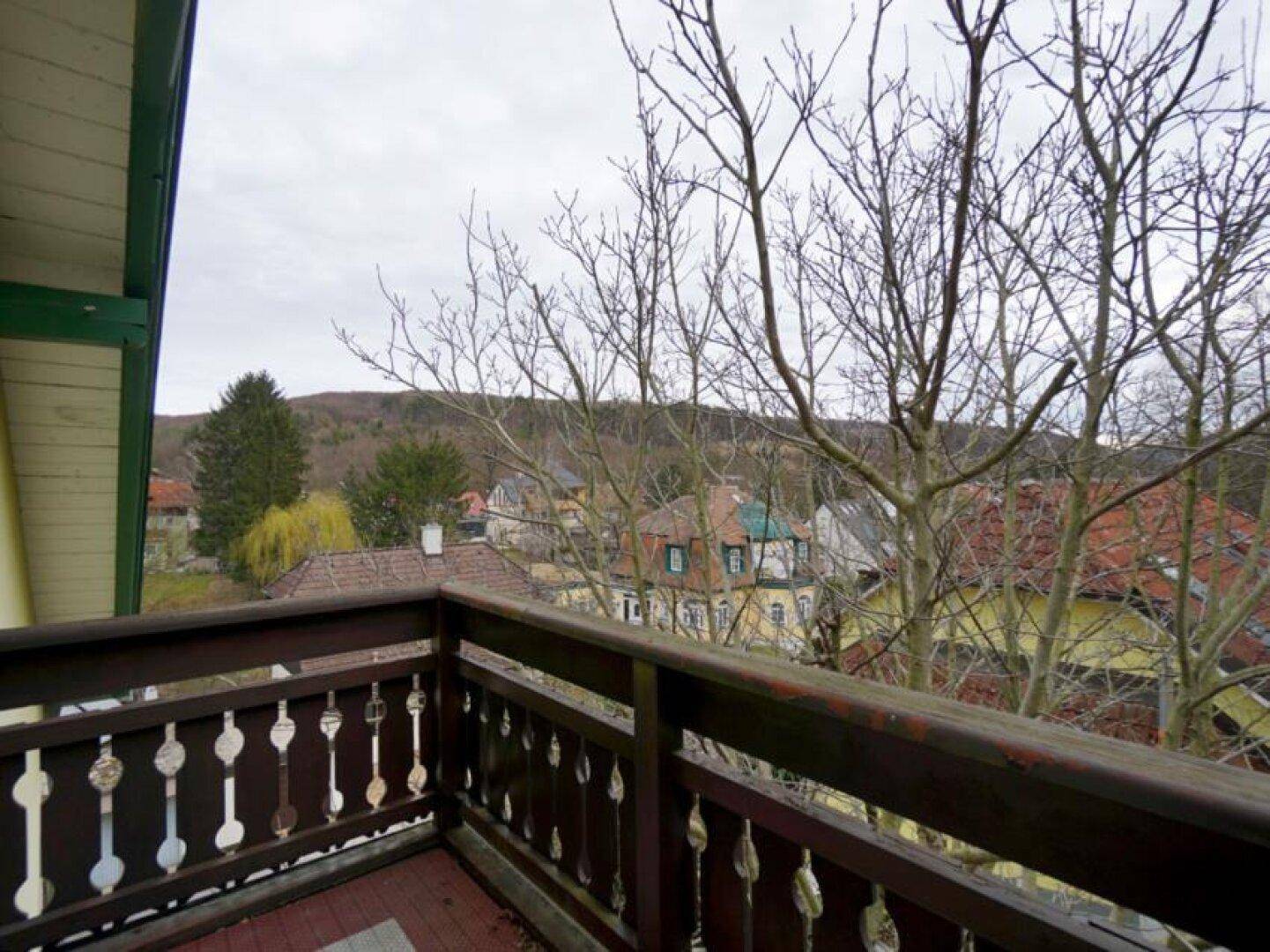 Süd-Balkon mit Aussicht