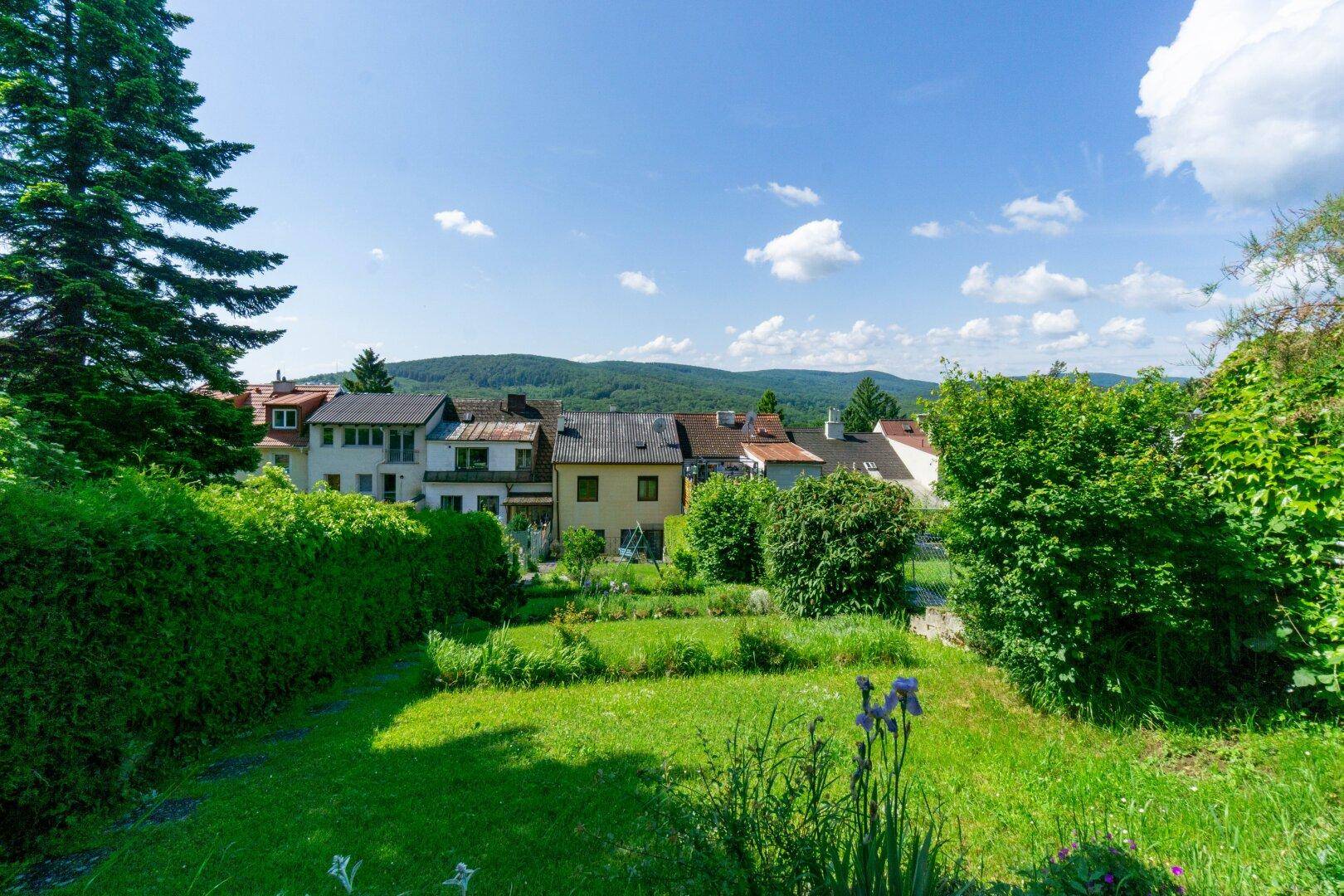 Garten von Nord nach Süd