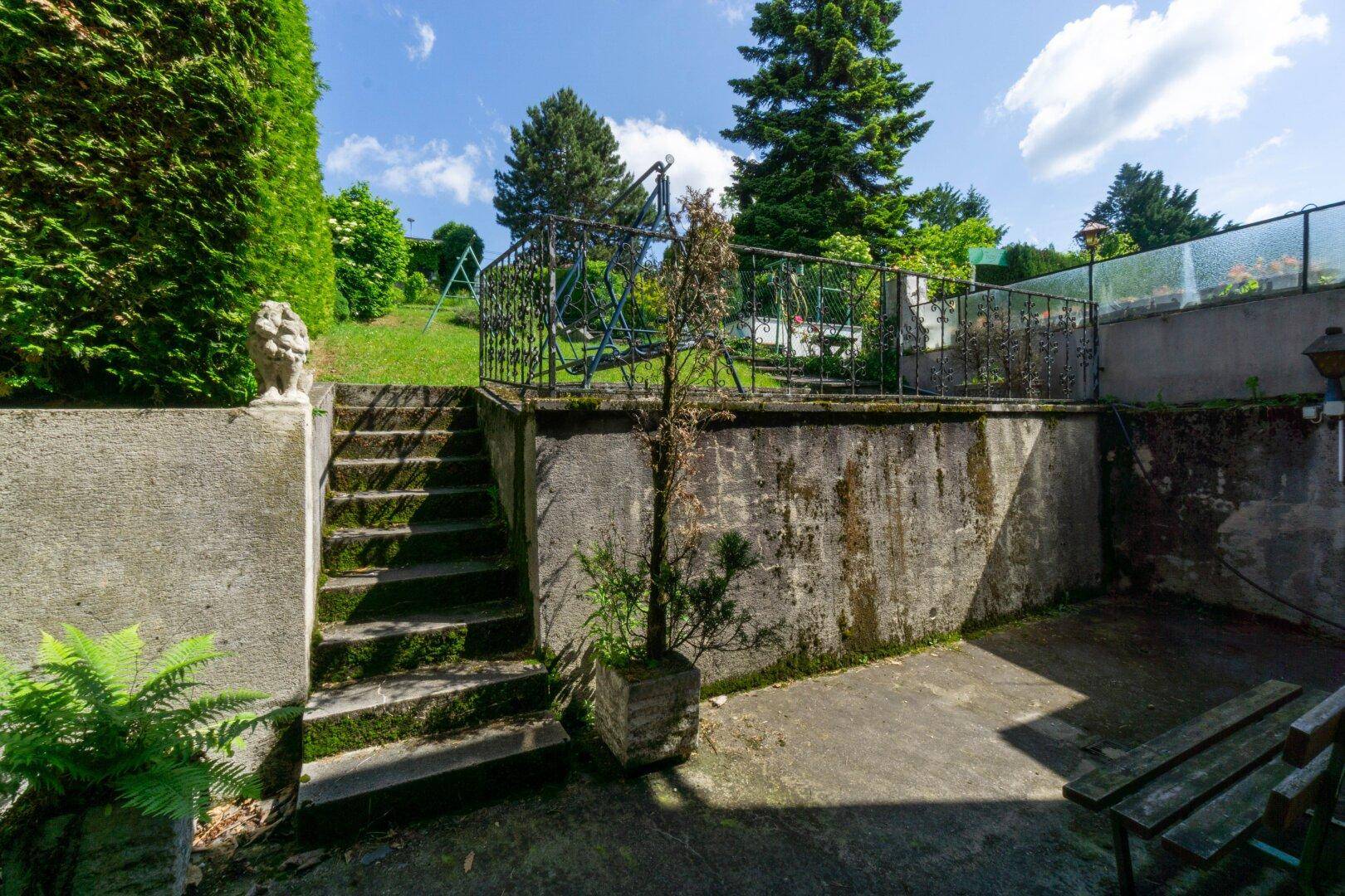 Terrasse und Garten