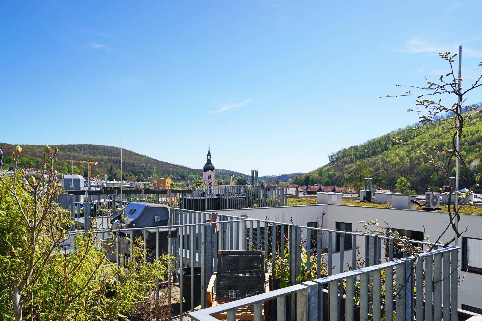 Ausblick nach Südosten Richtung Hauptplatz