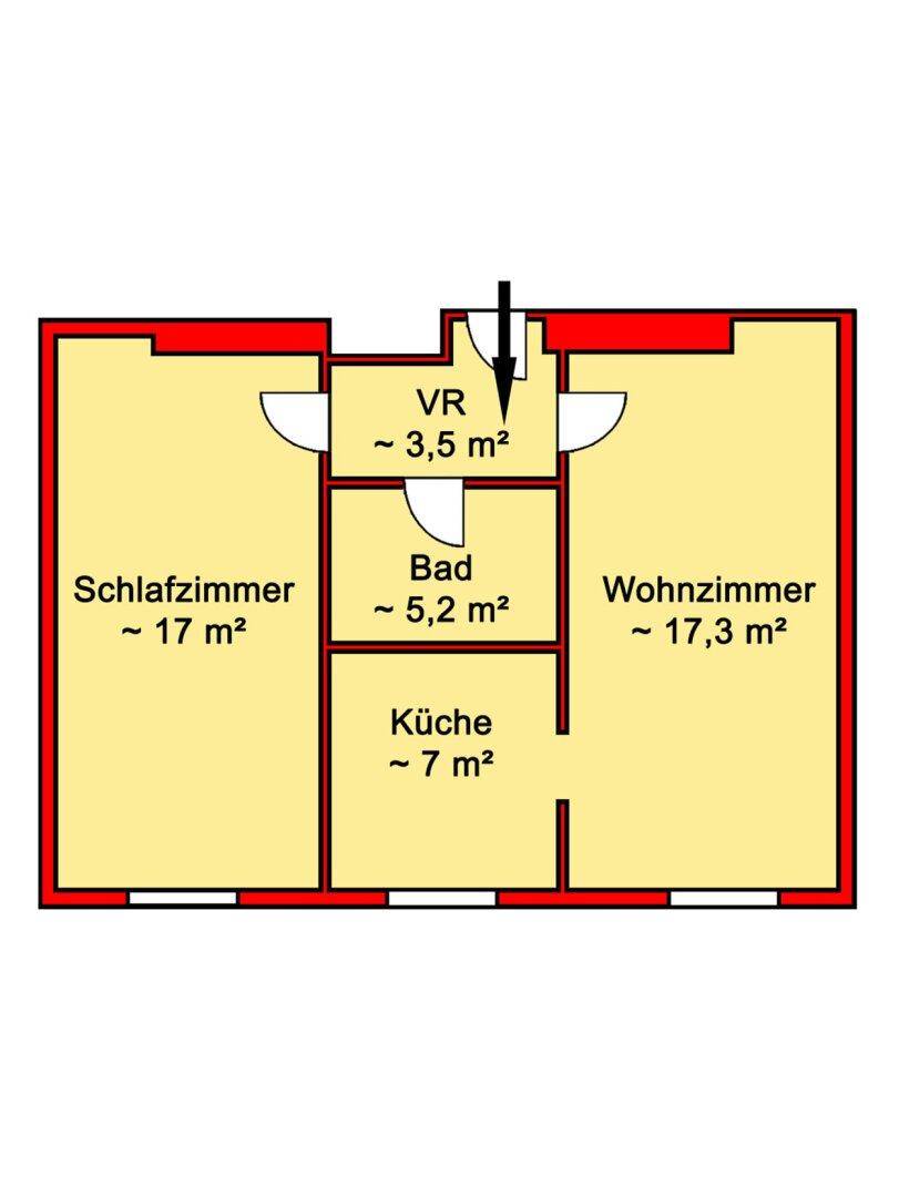 Grundriss Skizze