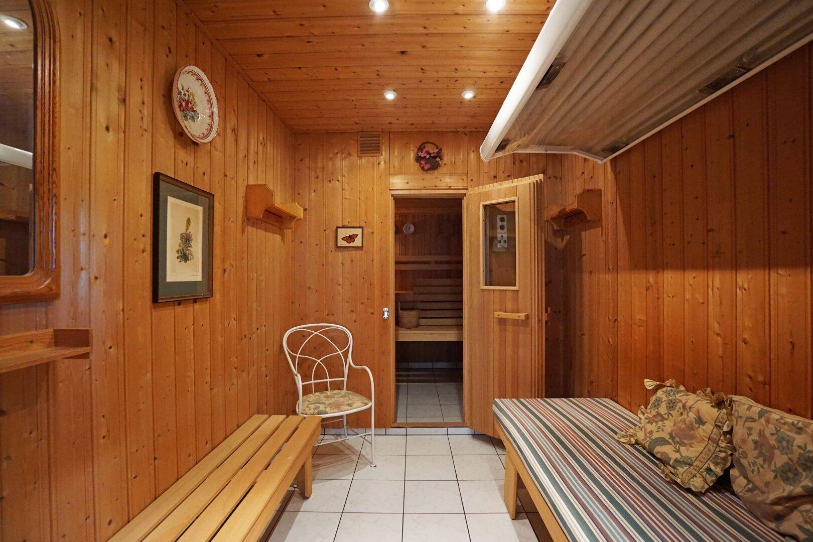 Klafs Sauna und Infrarotliege