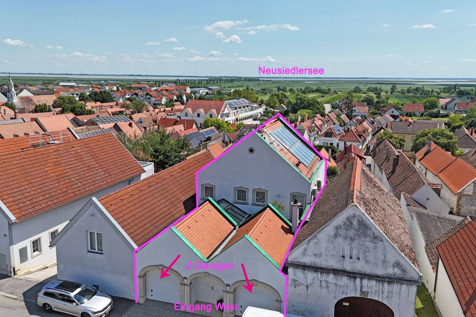 Liegenschaft westseitig