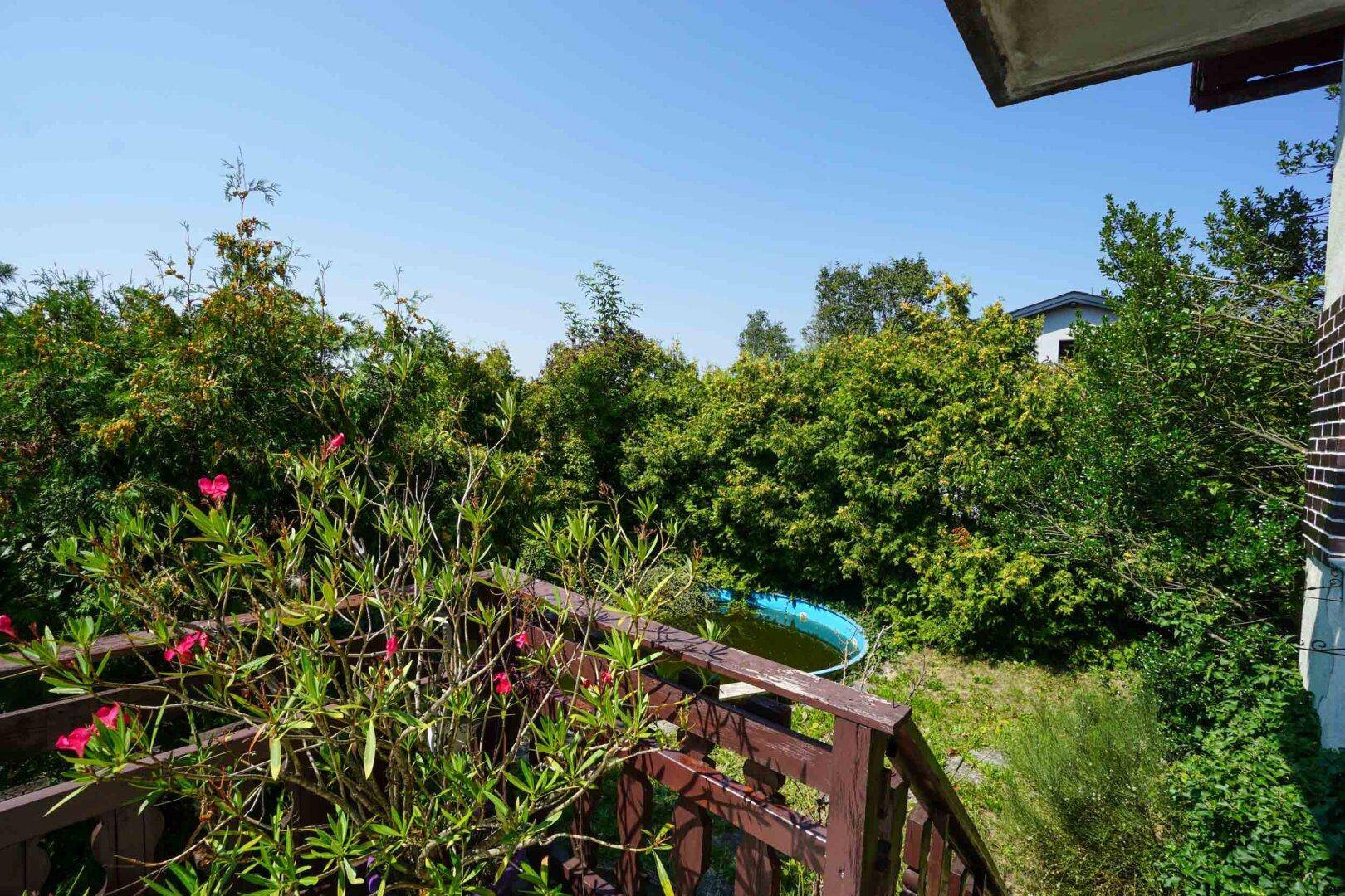 Terrasse_Blick zum Pool