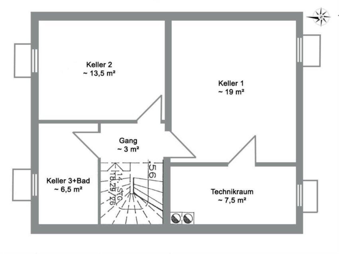 Planskizze Keller