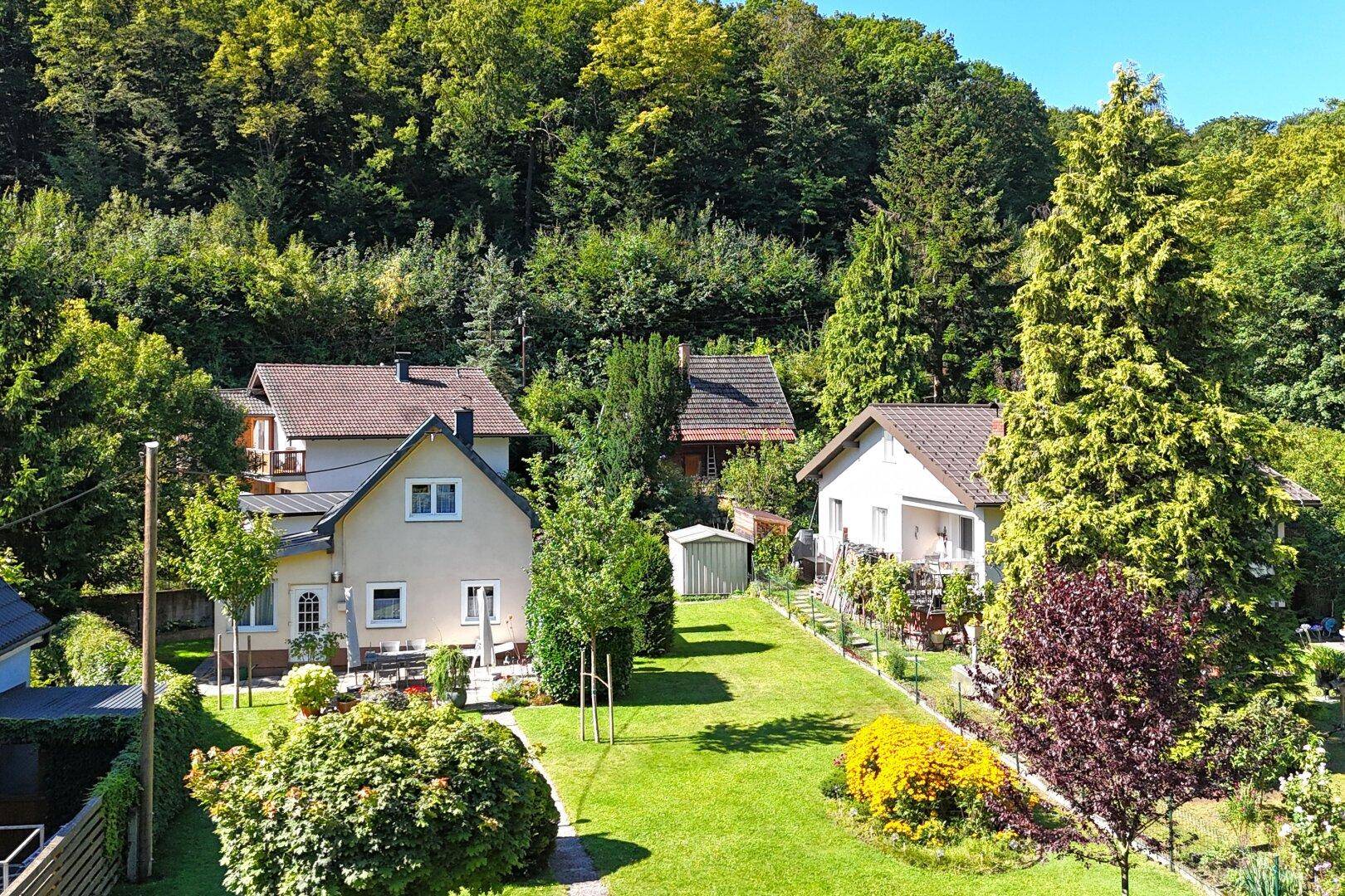 Drohnenansicht nach Südwesten