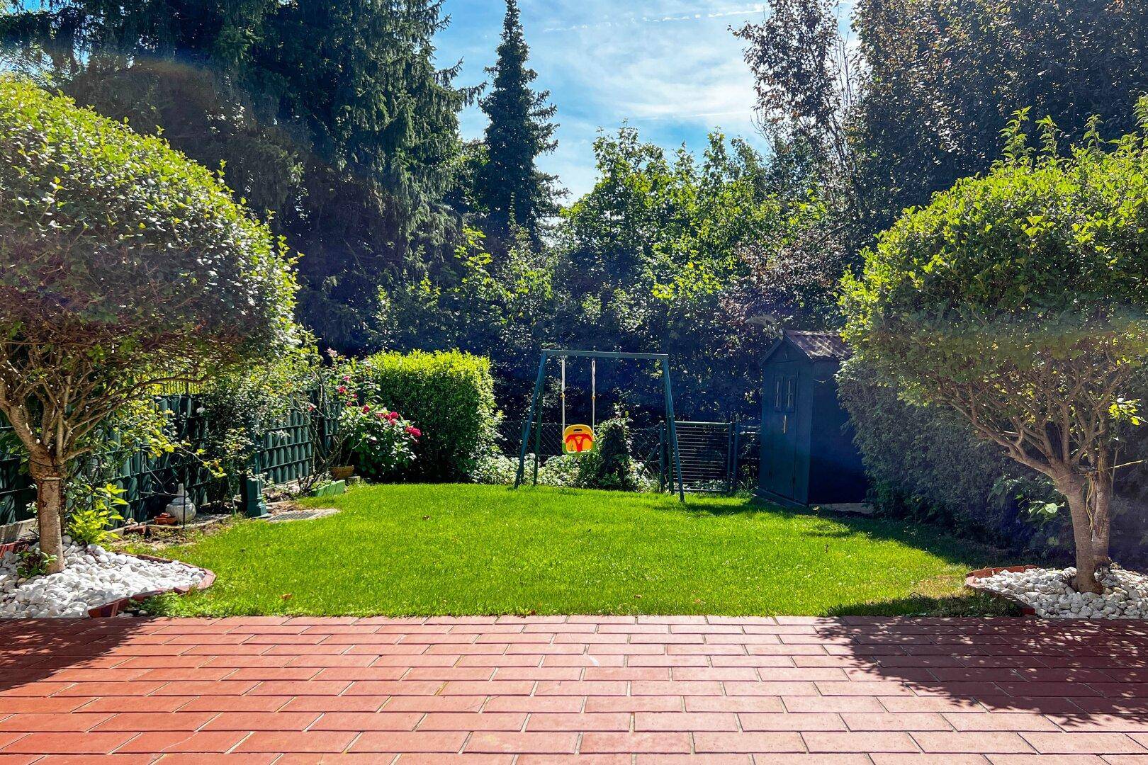 Terrasse Richtung Garten