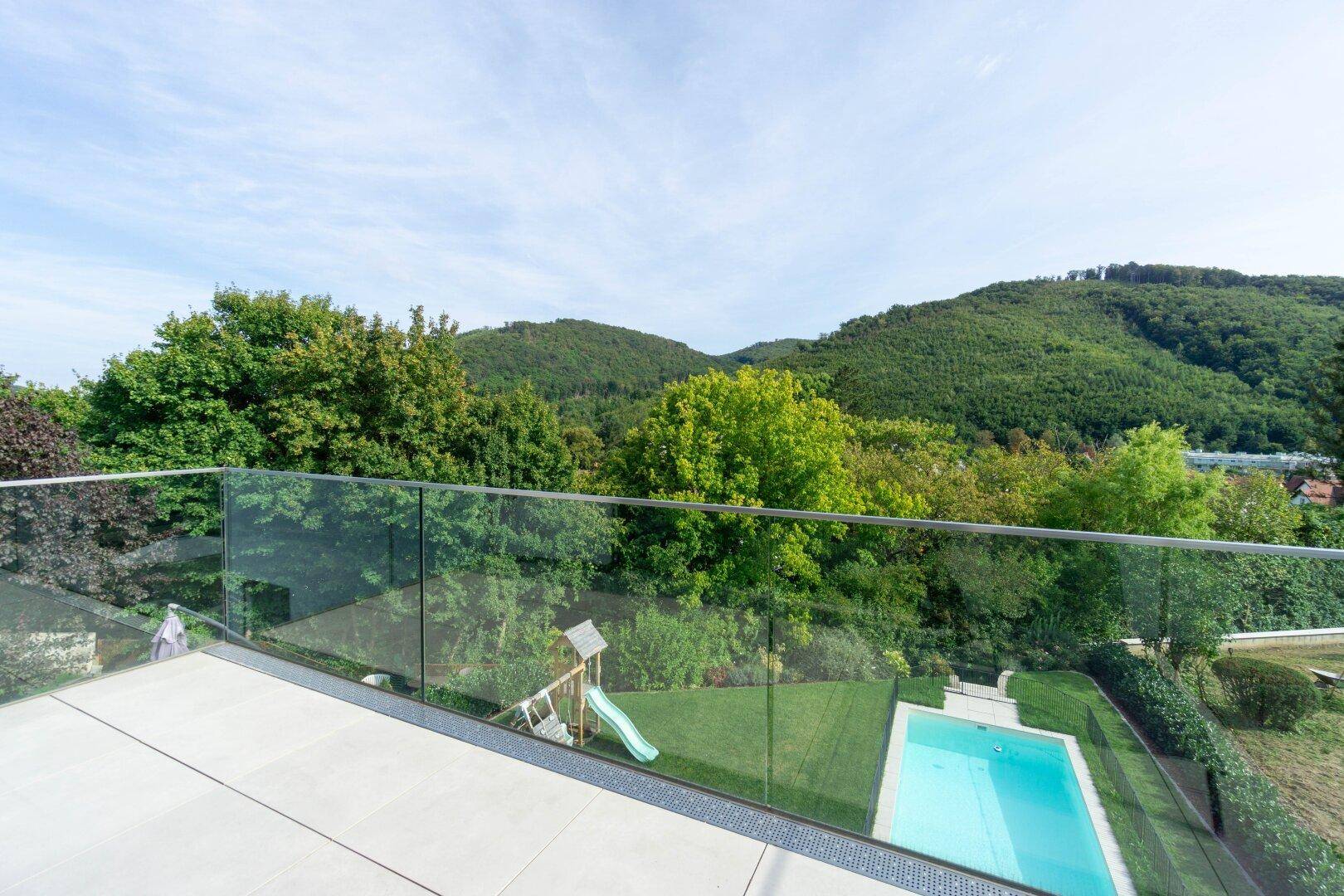 Terrasse DG mit Ausblick
