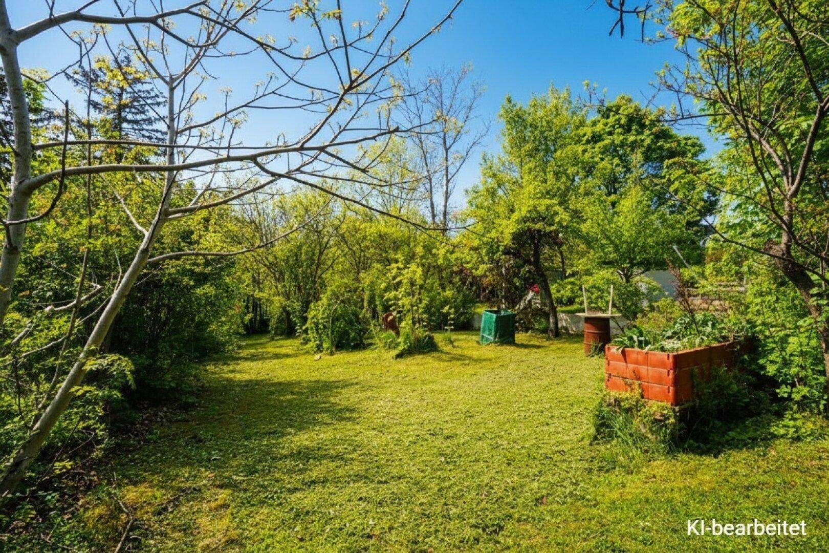 Grünruhelage: Baugrund mit Abbruchhaus zwischen Hanusch KH und Flötzersteig - Ansicht 2