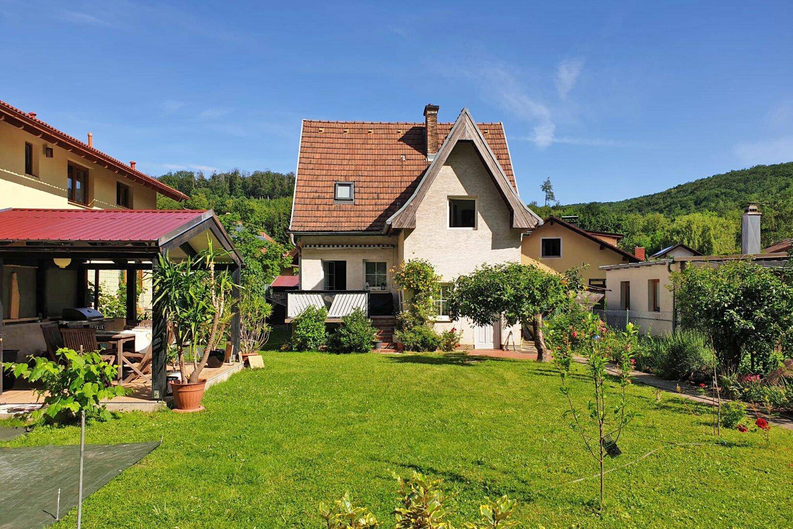 Idyllisches Einfamilienhaus auf ebenem Grund am Waldrand in Purkersdorf - Ansicht 5