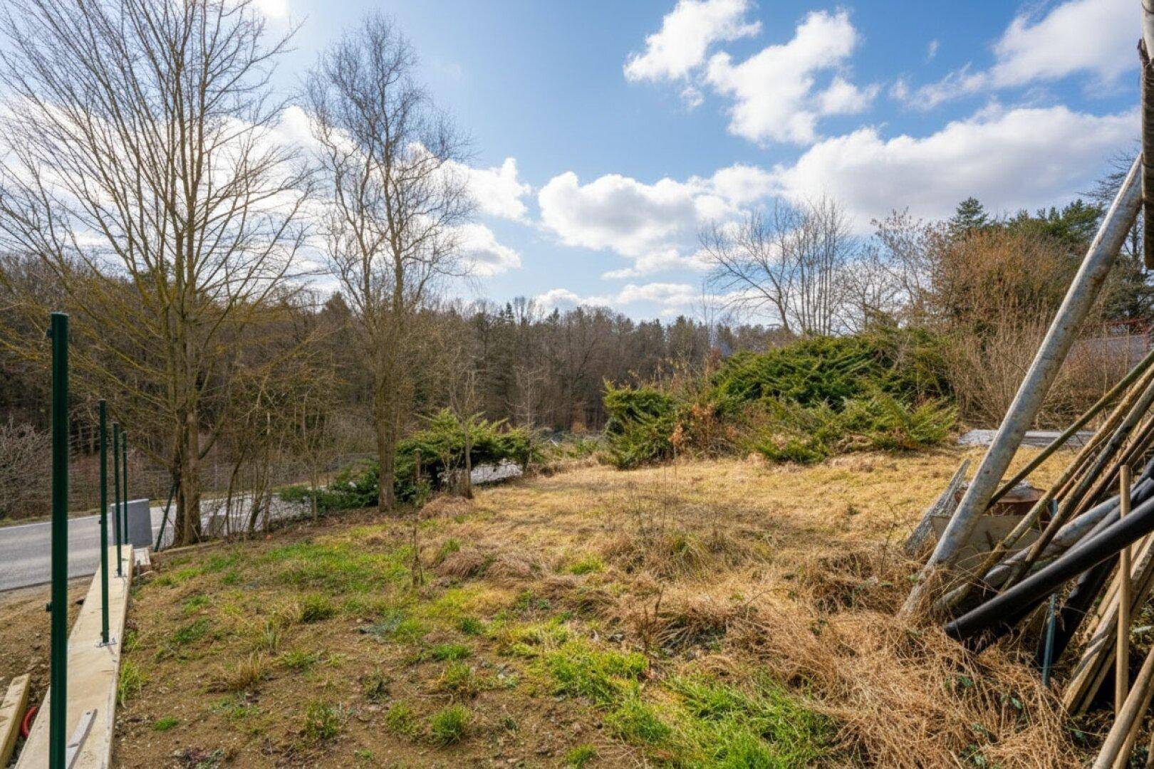Aufschließungsabgabe bezahlt! Großzügiges Baugrundstück in mittlerer Hanglage an der Grenze zu Eichgraben - Ansicht 4