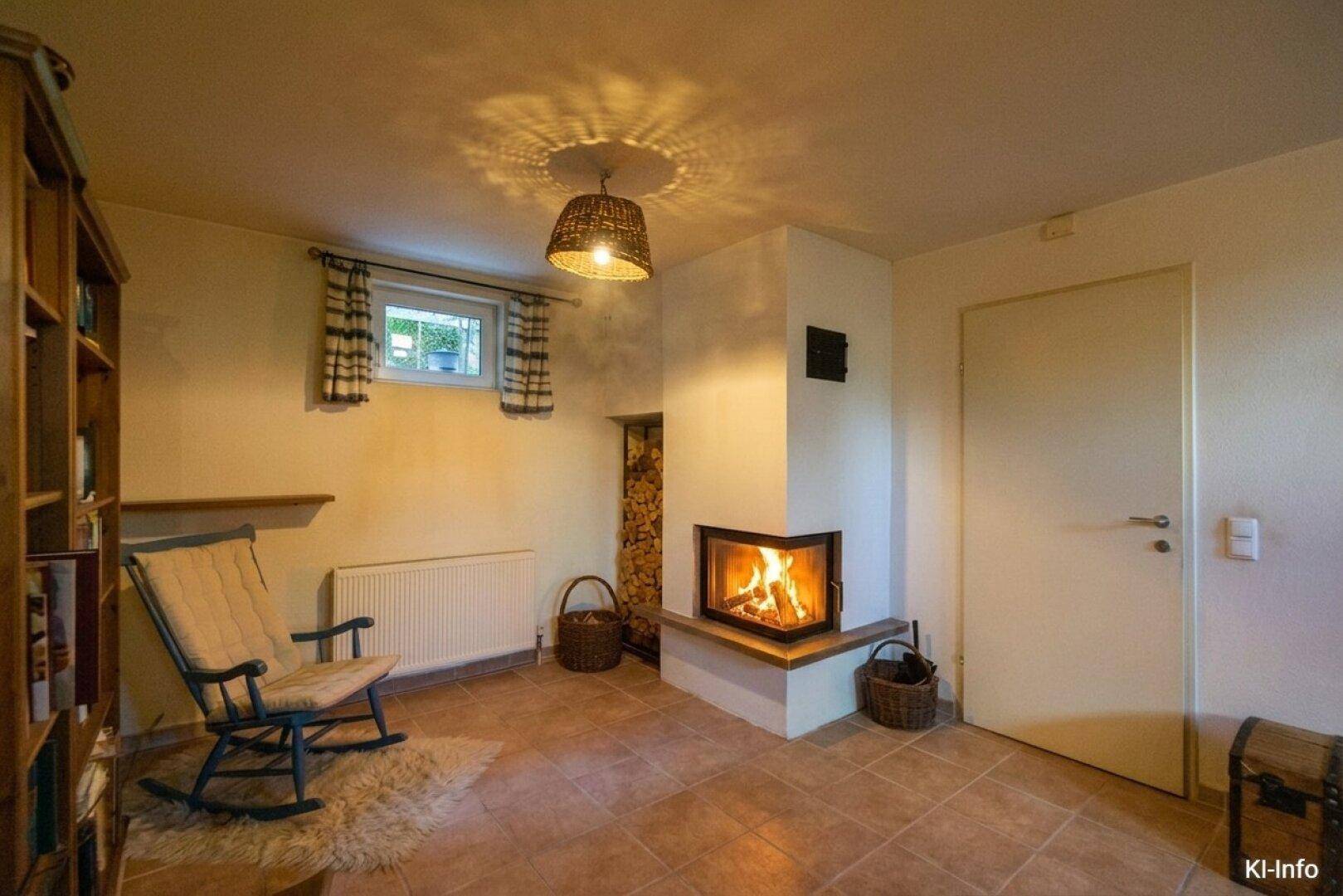 Keller mit Kamin