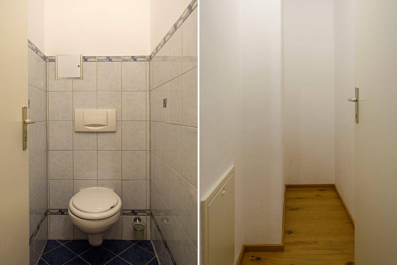 WC und Abstellraum