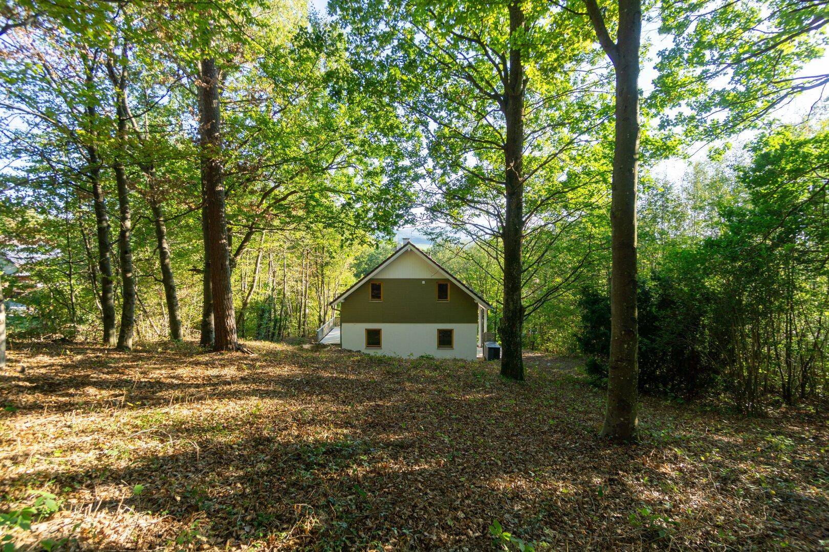 gartenseitige Hausansicht