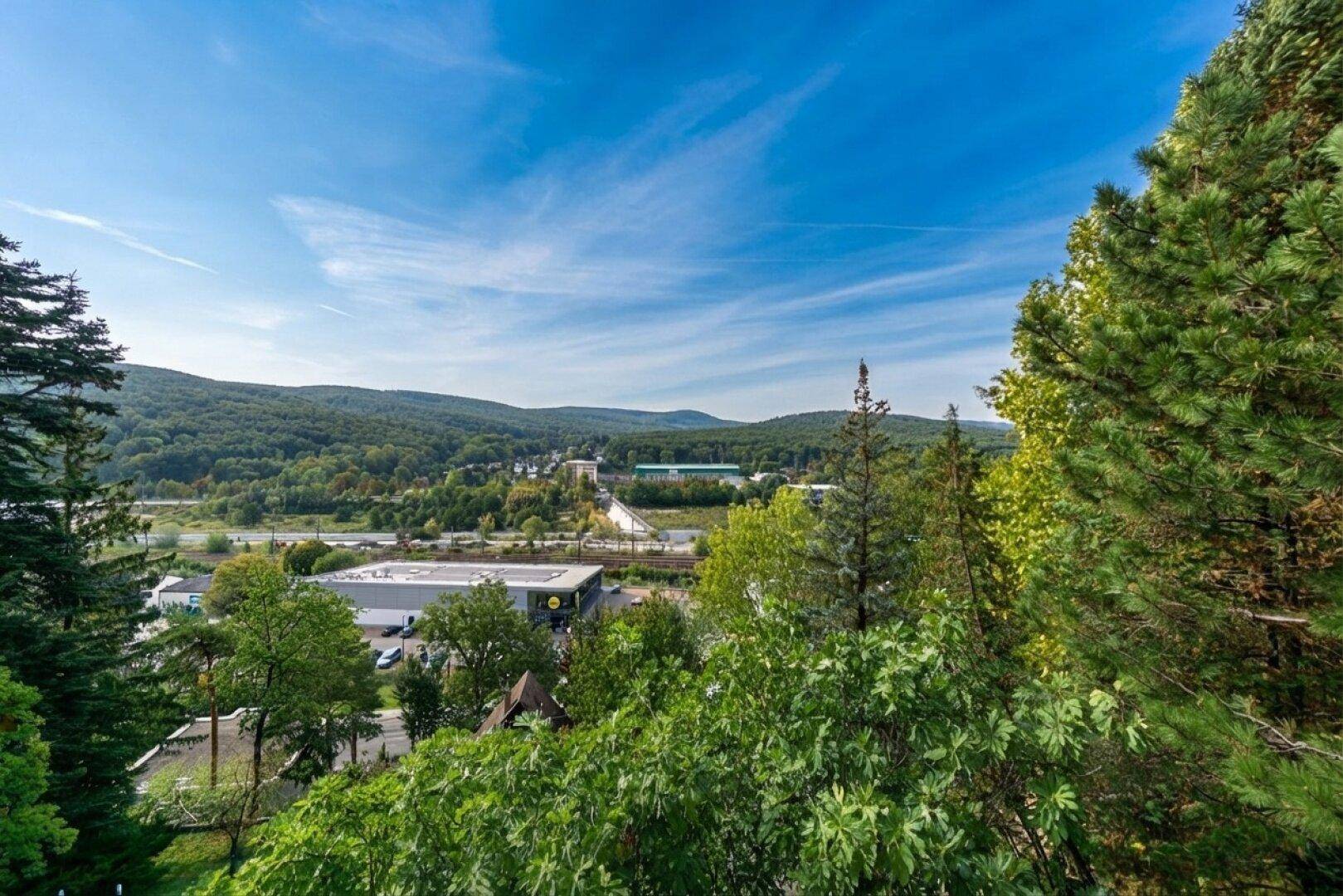 traumhafter Fernblick vom Balkon