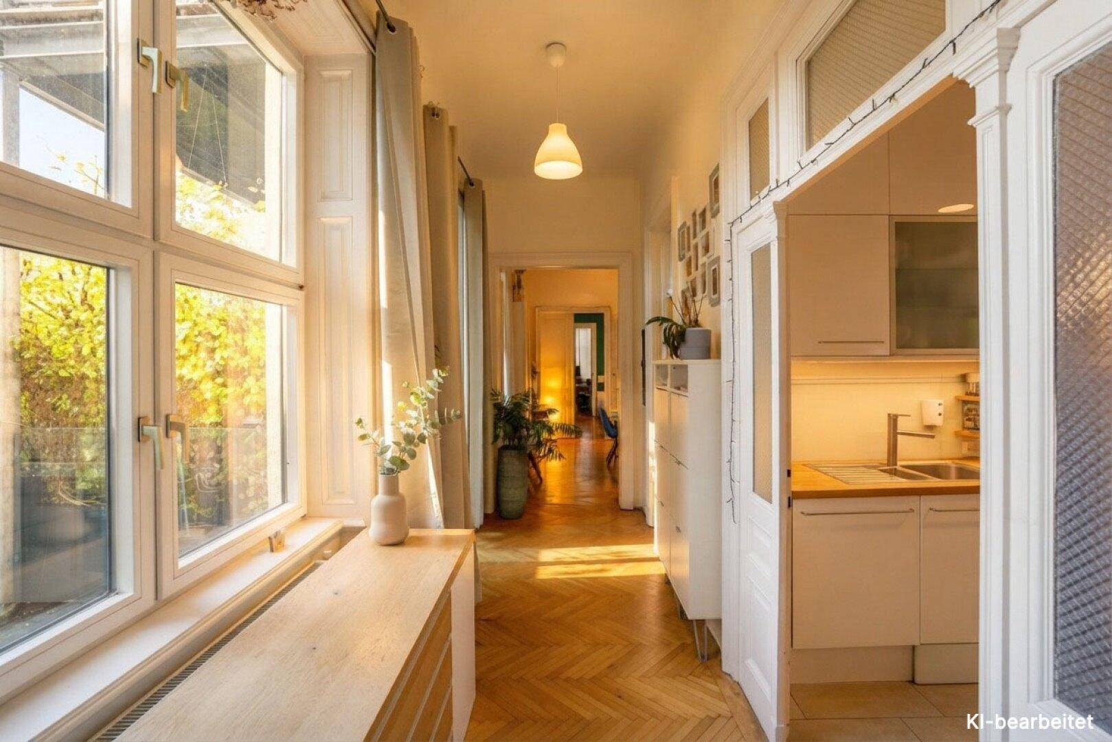 Vorzimmer mit Ausgang auf den Südbalkon