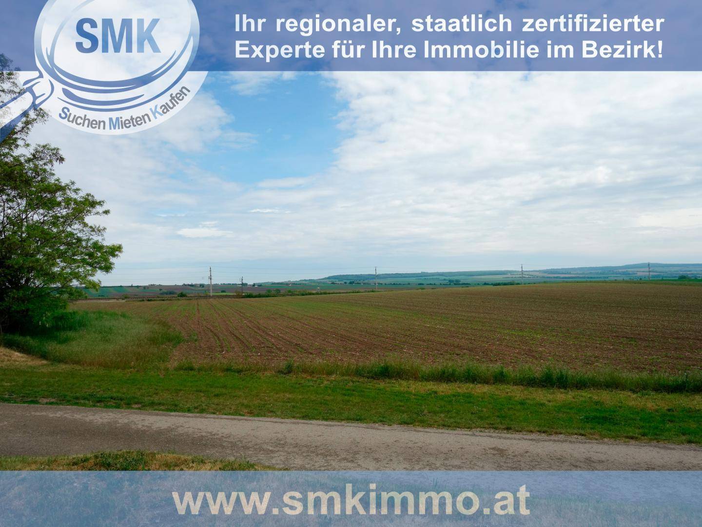 Weite Felder unter einem bewölkten Himmel, typisch für ländliche Gegenden.